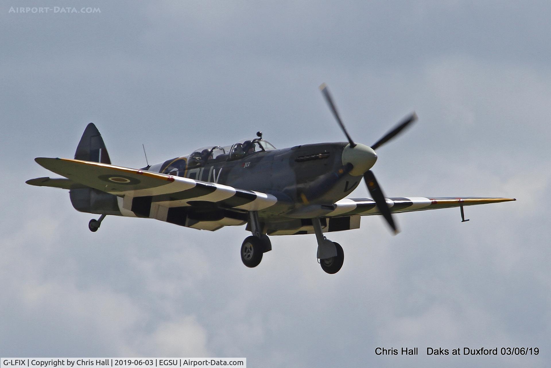 G-LFIX, 1944 Supermarine 509 Spitfire LF.IX (T.IX) C/N CBAF.8463, Duxford