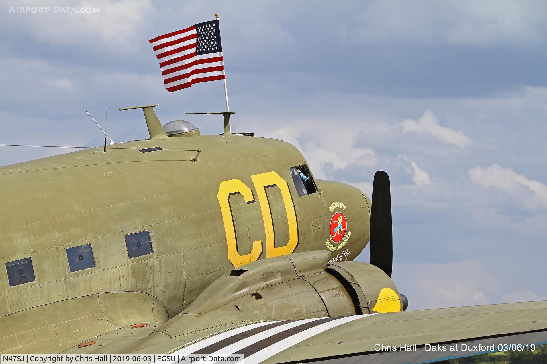 N47SJ, 1943 Douglas DC3C-R (C-47B-5-DK) C/N 14423, Daks over Normandy - 75th D-Day commemoration, Duxford
