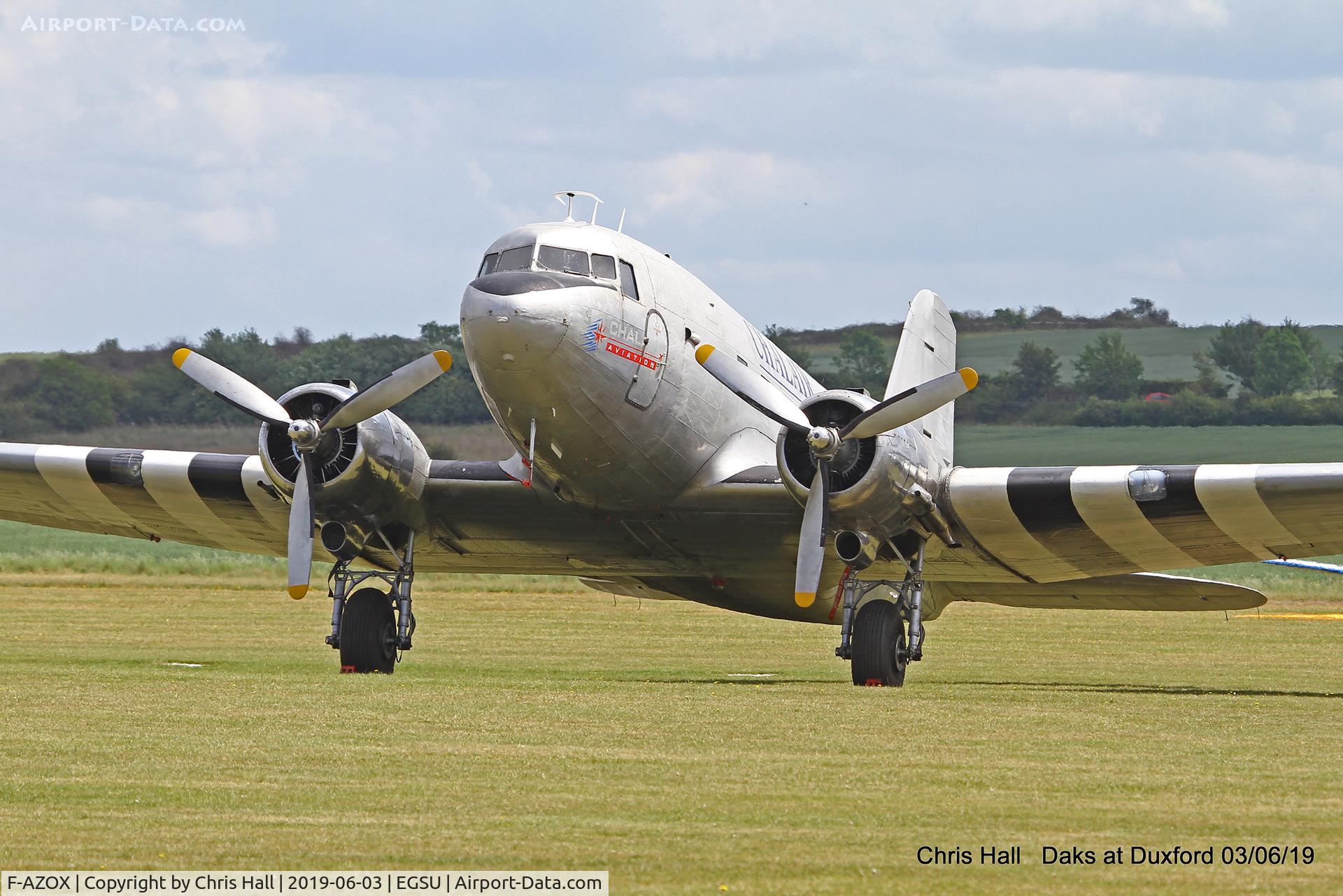 F-AZOX, 1945 Douglas DC-3C-S1C3G (C-47B-35-DK) C/N 16604, Daks over Normandy - 75th D-Day commemoration, Duxford
