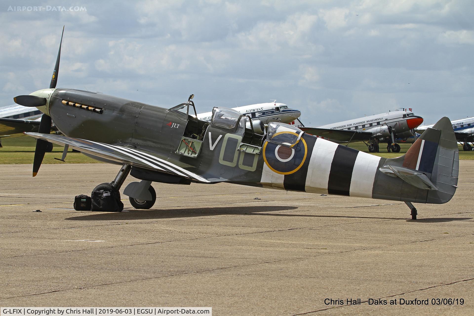 G-LFIX, 1944 Supermarine 509 Spitfire LF.IX (T.IX) C/N CBAF.8463, Duxford