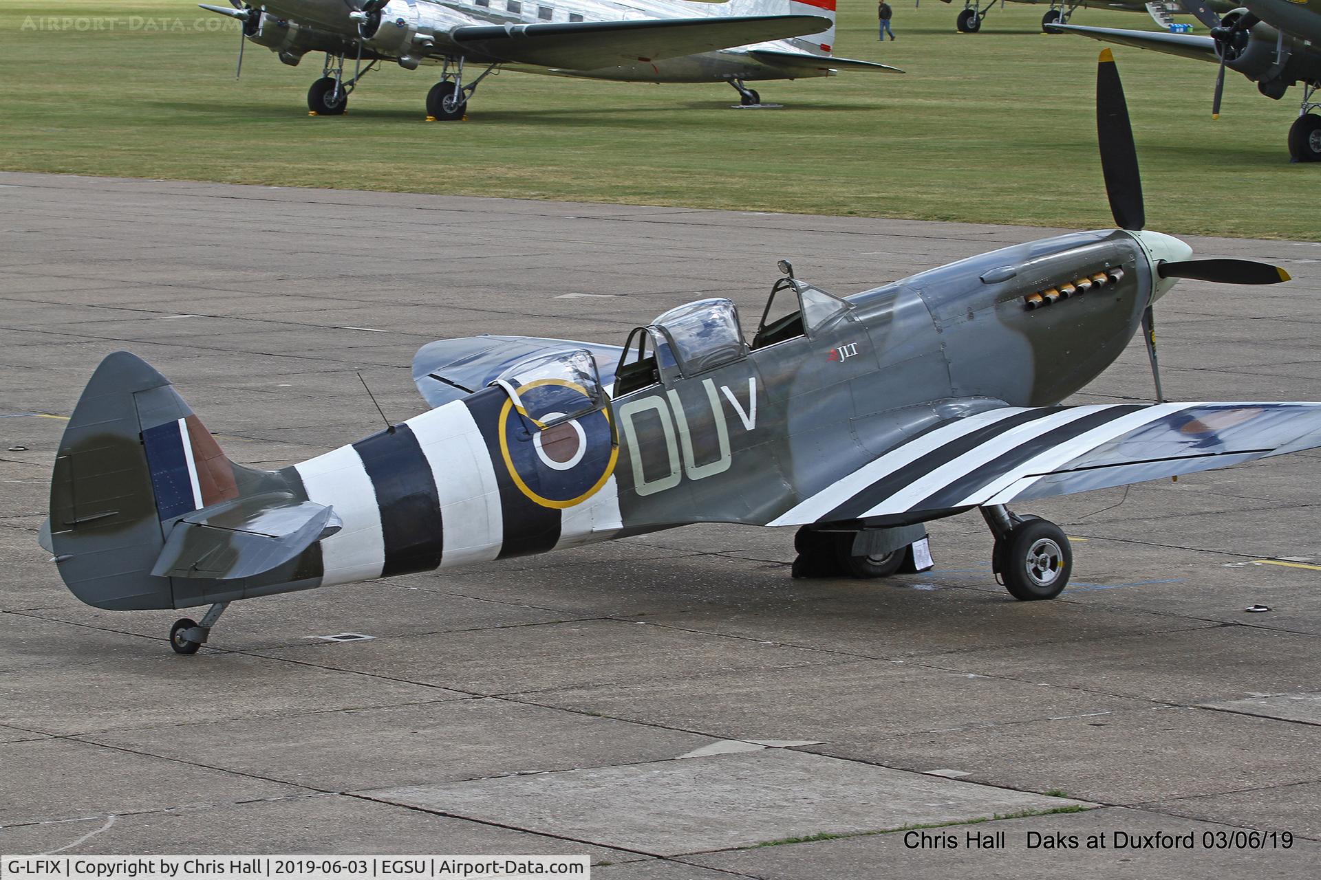 G-LFIX, 1944 Supermarine 509 Spitfire LF.IX (T.IX) C/N CBAF.8463, Duxford
