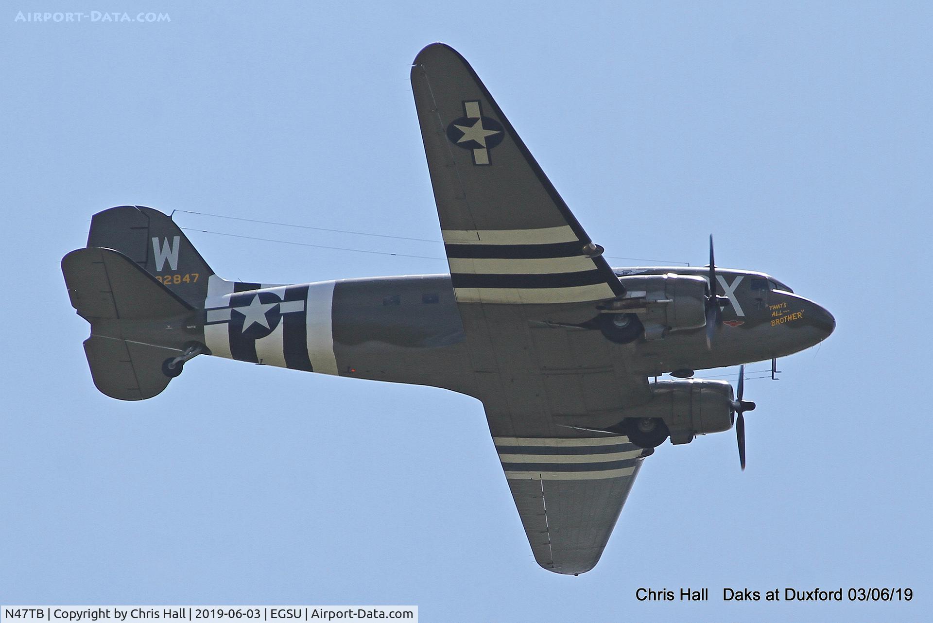N47TB, 1944 Douglas DC3C (C-47A) C/N 12693, Daks over Normandy - 75th D-Day commemoration, Duxford