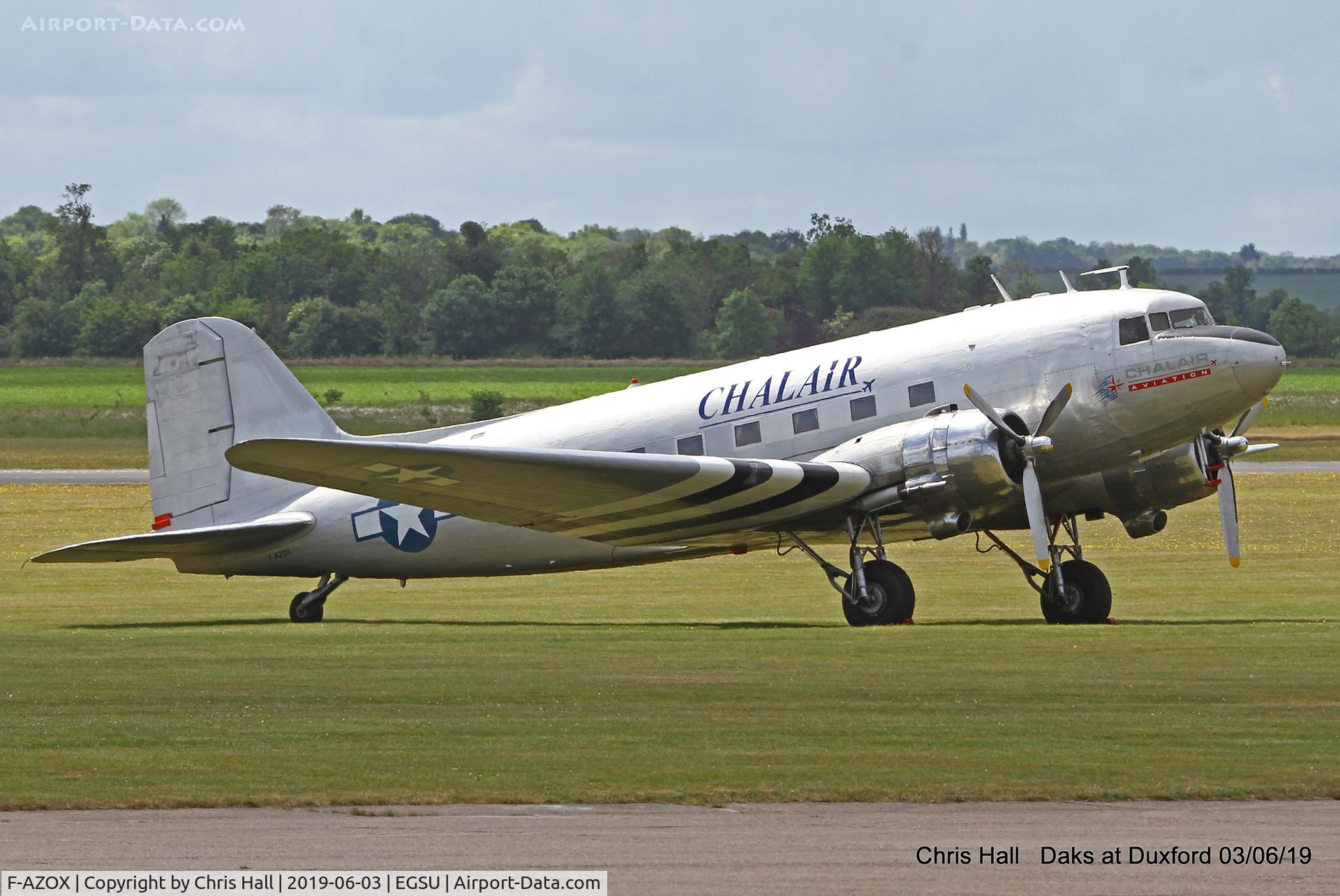 F-AZOX, 1945 Douglas DC-3C-S1C3G (C-47B-35-DK) C/N 16604, Daks over Normandy - 75th D-Day commemoration, Duxford