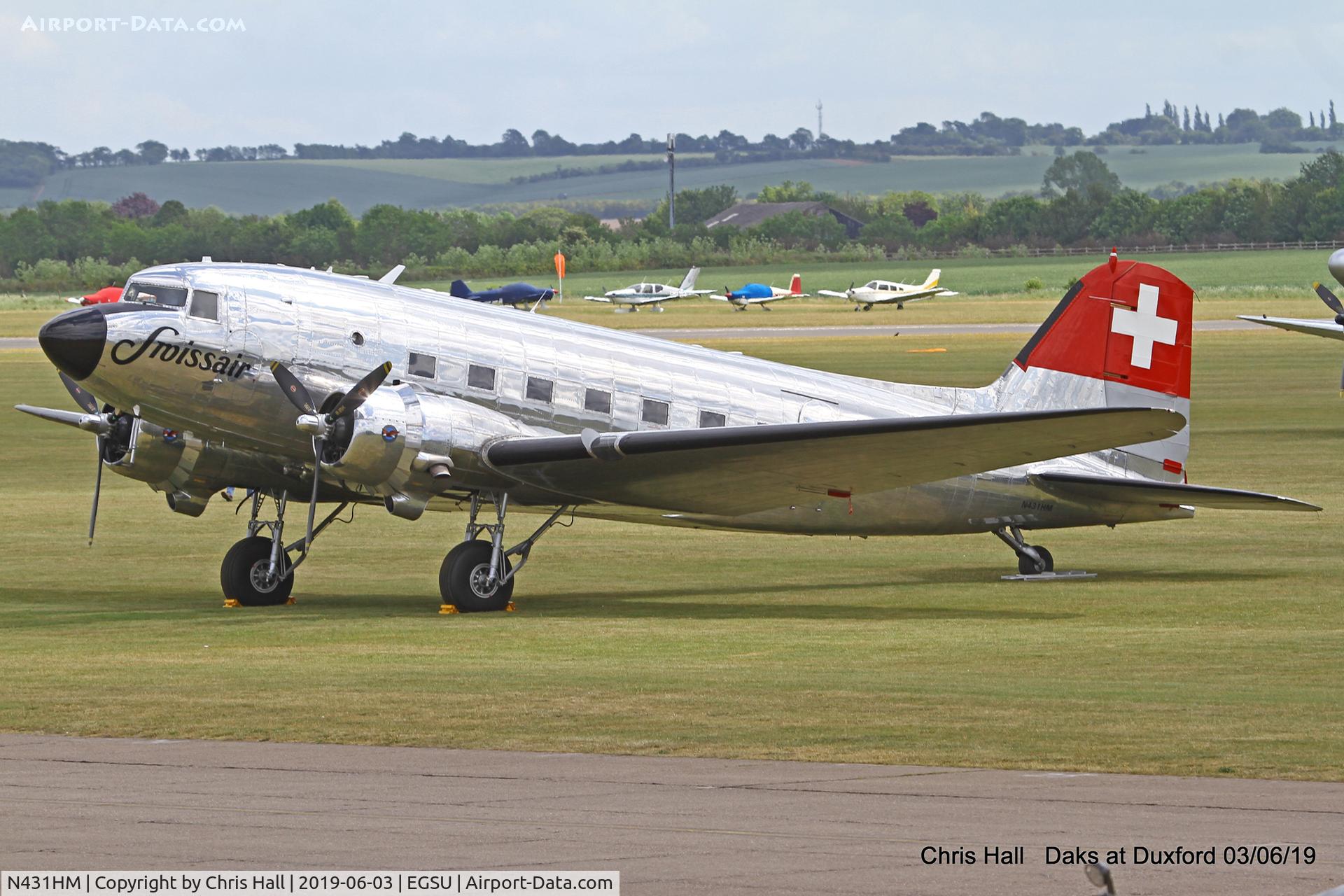 N431HM, 1943 Douglas DC-3C-S1C3G (C-47A) C/N 9995, Daks over Normandy - 75th D-Day commemoration, Duxford