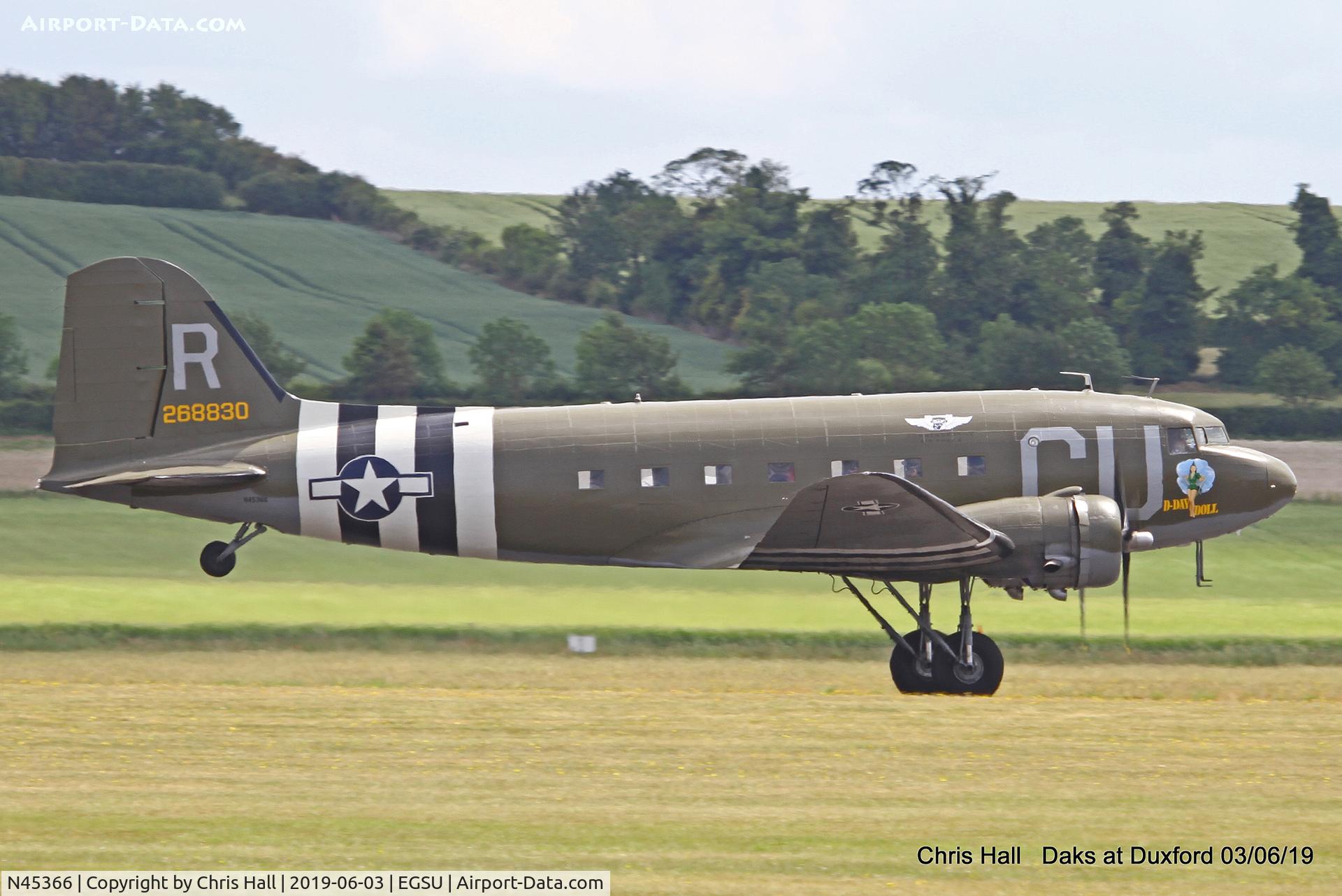 N45366, 1943 Douglas C-53D-DO Skytrooper (DC-3A) C/N 11757, Daks over Normandy - 75th D-Day commemoration, Duxford