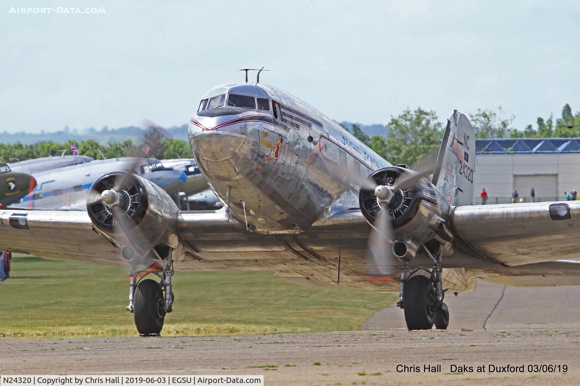 N24320, 1944 Douglas DC-3A-S1C3G C/N 20197, Daks over Normandy - 75th D-Day commemoration, Duxford