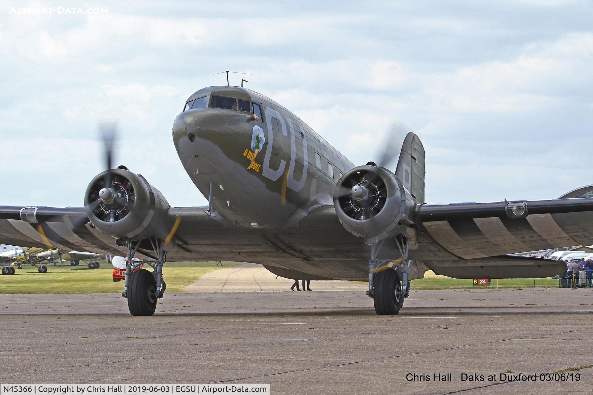 N45366, 1943 Douglas C-53D-DO Skytrooper (DC-3A) C/N 11757, Daks over Normandy - 75th D-Day commemoration, Duxford