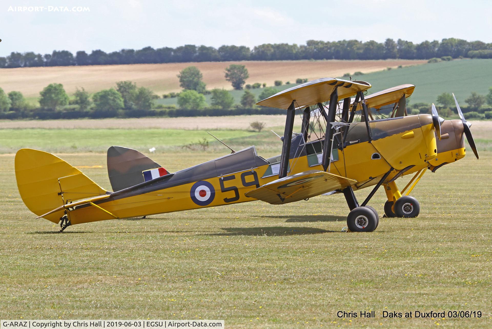 G-ARAZ, 1940 De Havilland DH-82A Tiger Moth II C/N 82867, Duxford