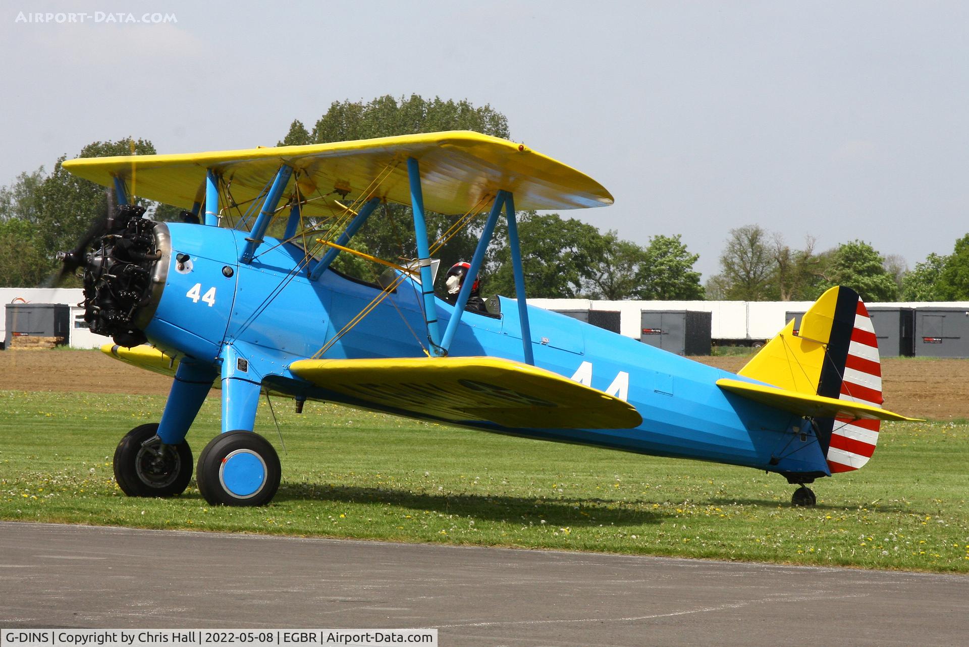G-DINS, 1942 Boeing A75N1 C/N 75-4041, Breighton