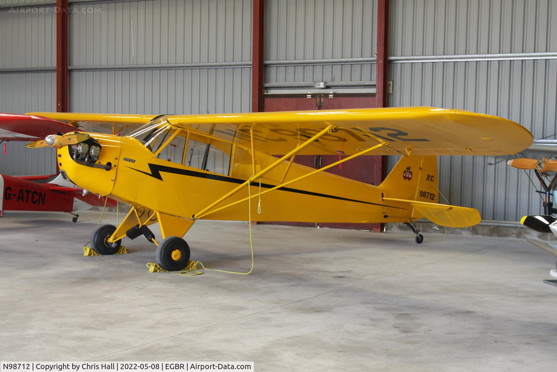 N98712, Piper J3C-65 Cub C/N 18939, Breighton