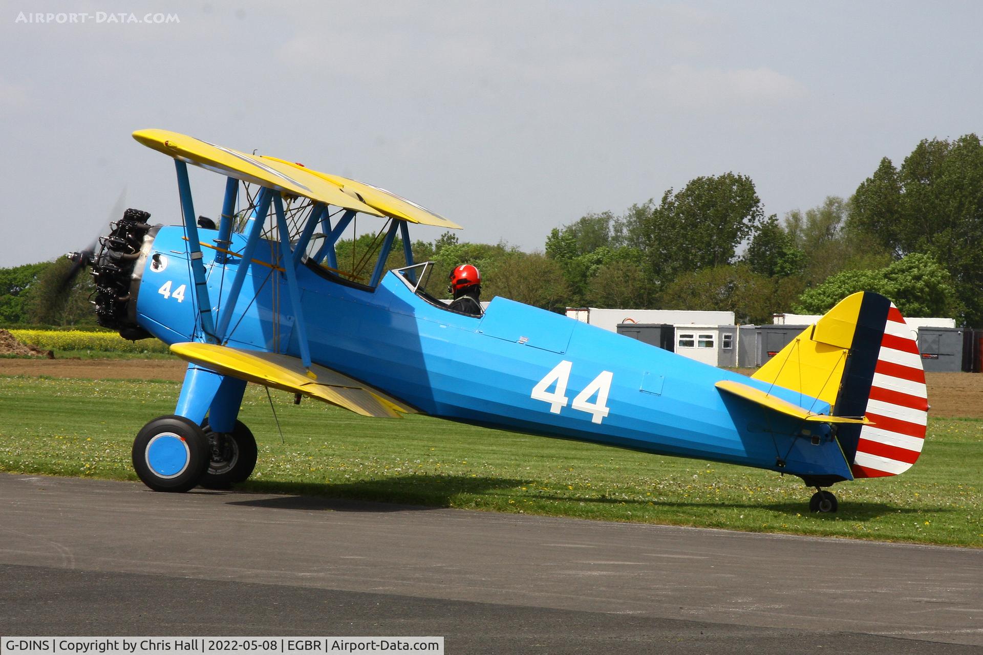 G-DINS, 1942 Boeing A75N1 C/N 75-4041, Breighton