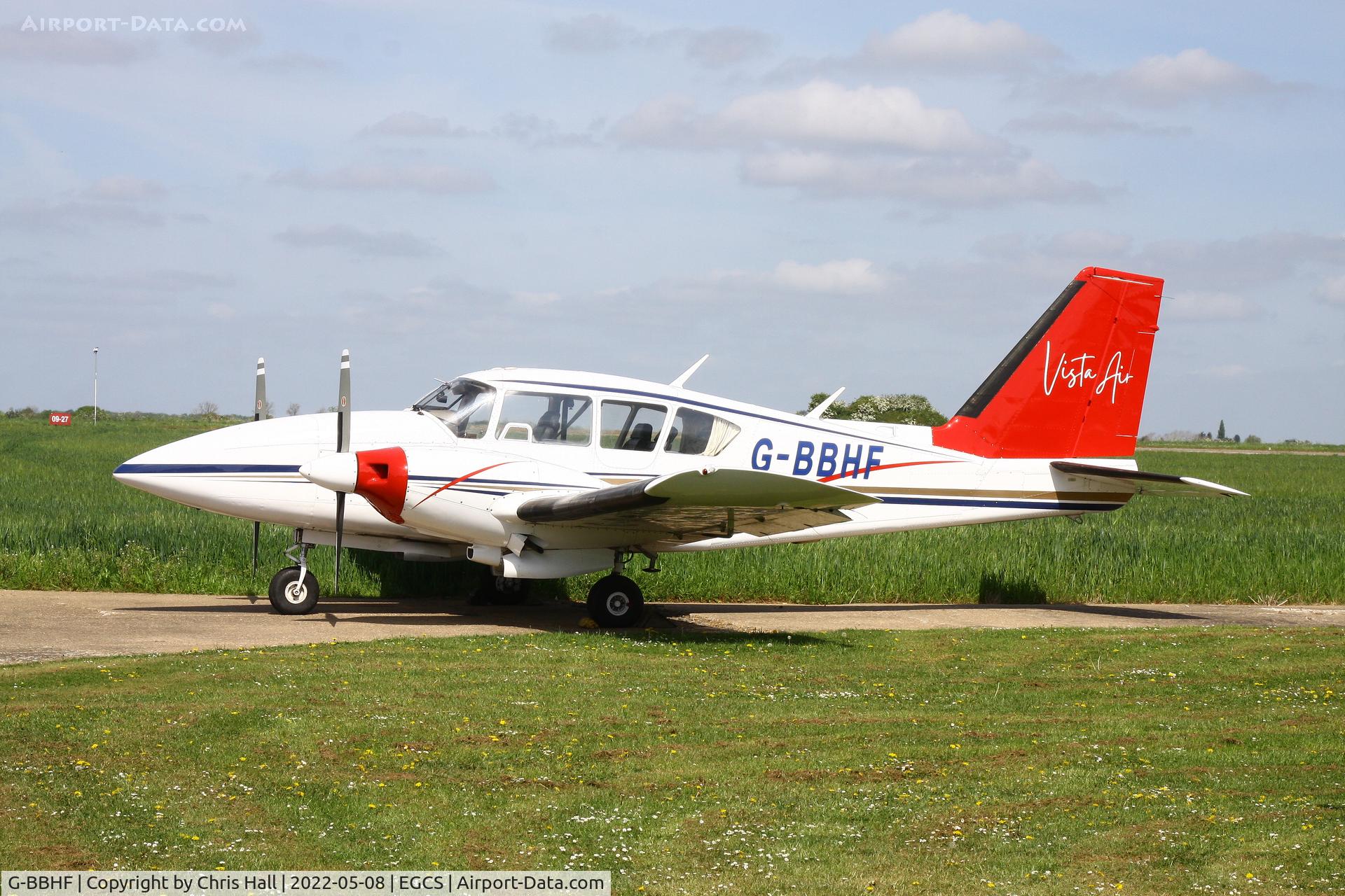 G-BBHF, 1973 Piper PA-23-250 Aztec E C/N 27-7305166, Sturgate