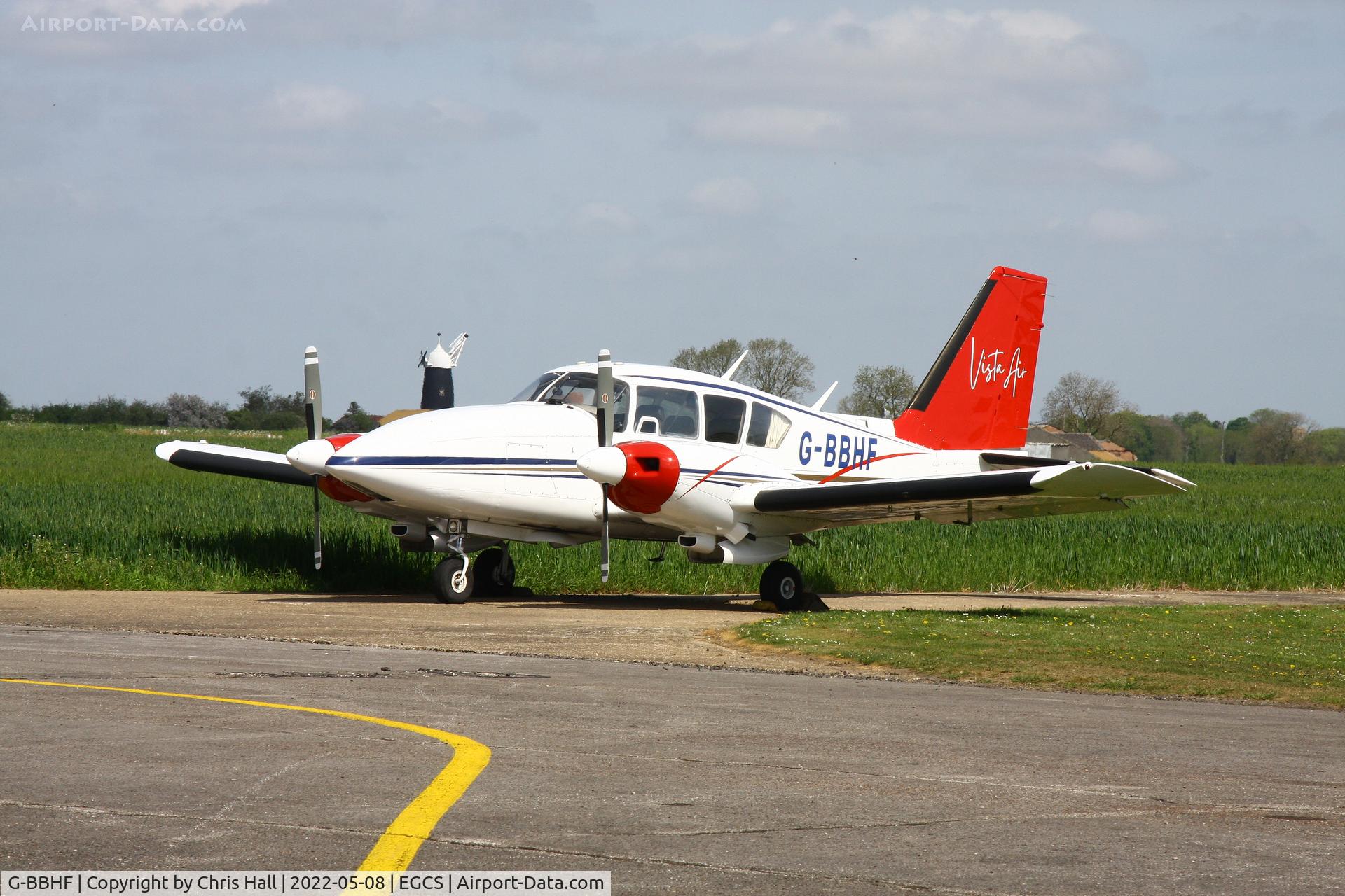 G-BBHF, 1973 Piper PA-23-250 Aztec E C/N 27-7305166, Sturgate