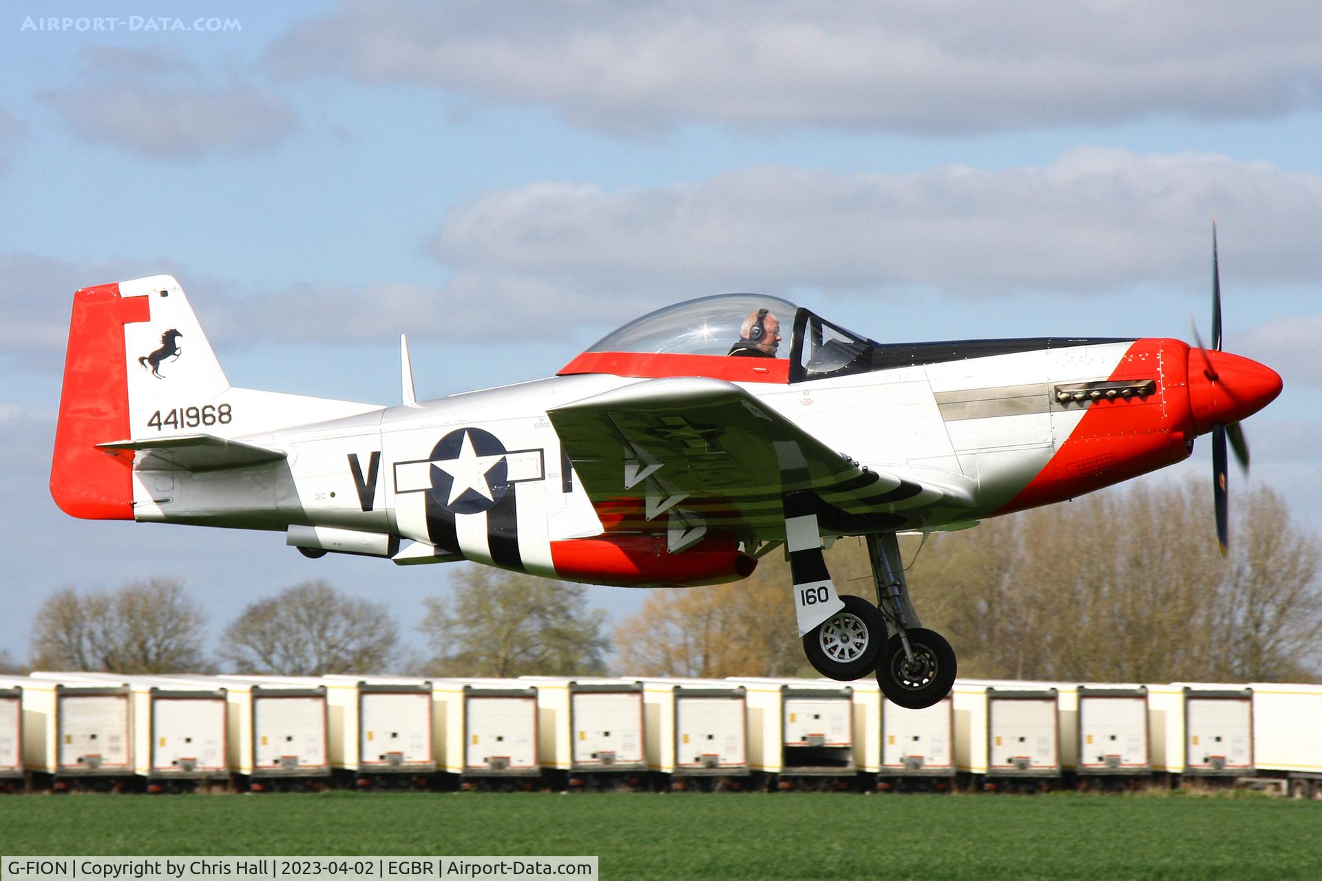 G-FION, 2016 Titan T-51 Mustang C/N LAA 355-15164, Breighton