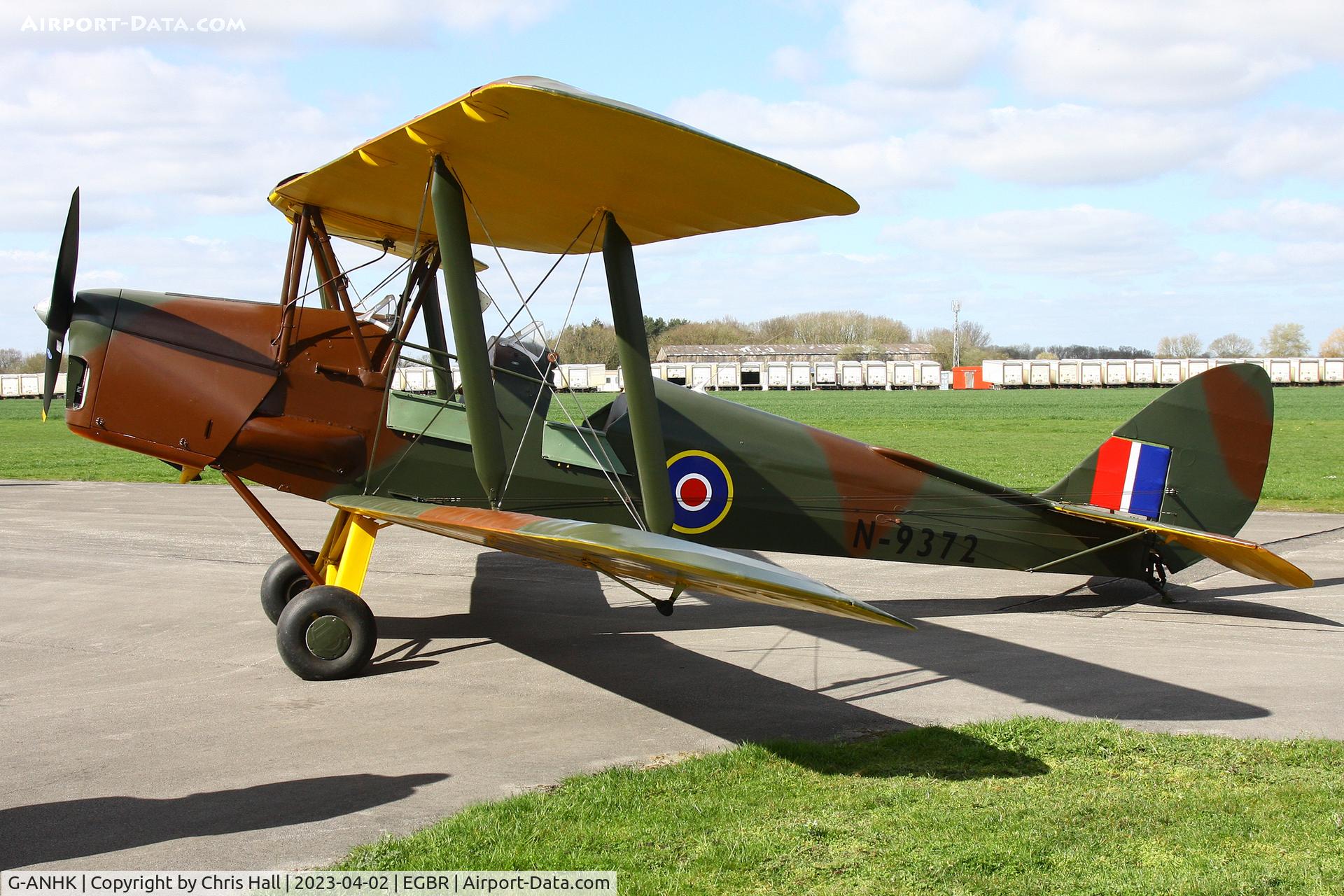 G-ANHK, 1939 De Havilland DH-82A Tiger Moth II C/N 82442, Breighton