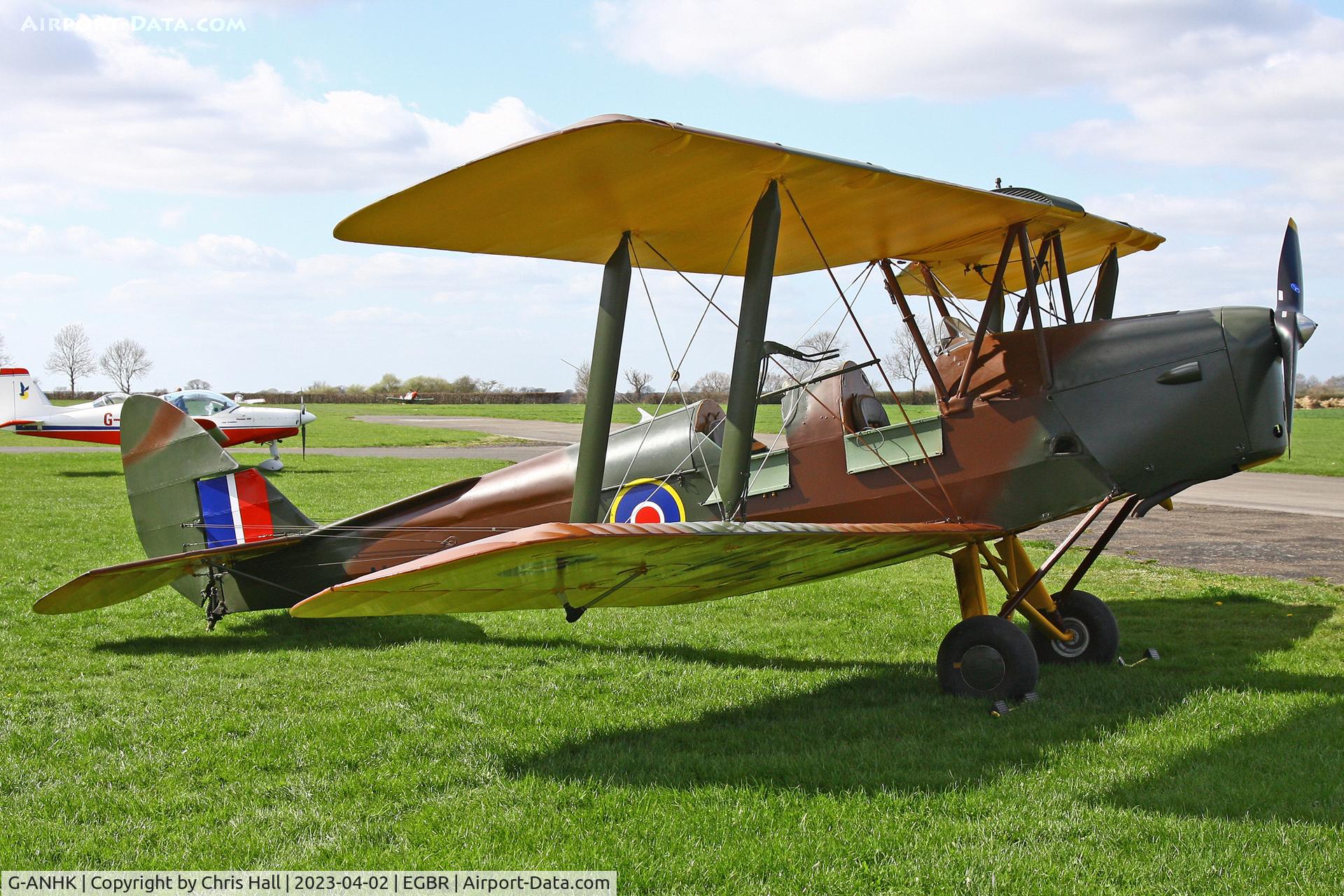 G-ANHK, 1939 De Havilland DH-82A Tiger Moth II C/N 82442, Breighton