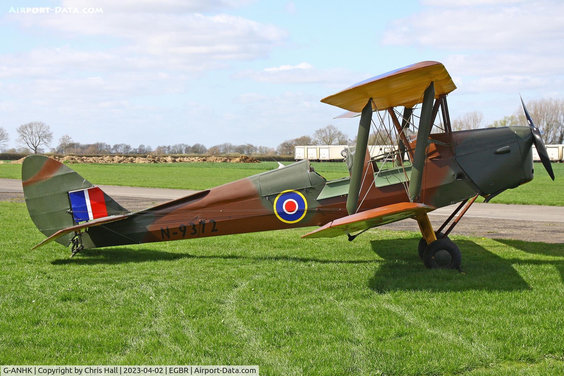 G-ANHK, 1939 De Havilland DH-82A Tiger Moth II C/N 82442, Breighton