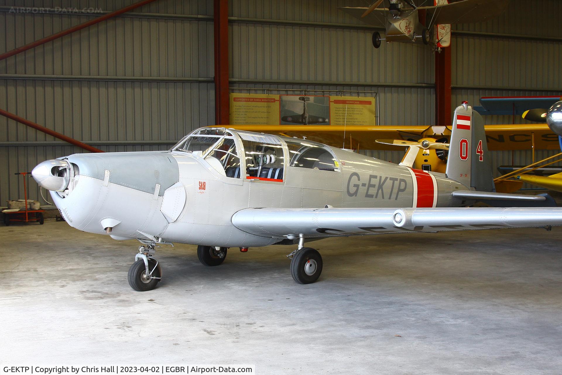 G-EKTP, 1964 Saab 91D Safir C/N 91-464, Breighton
