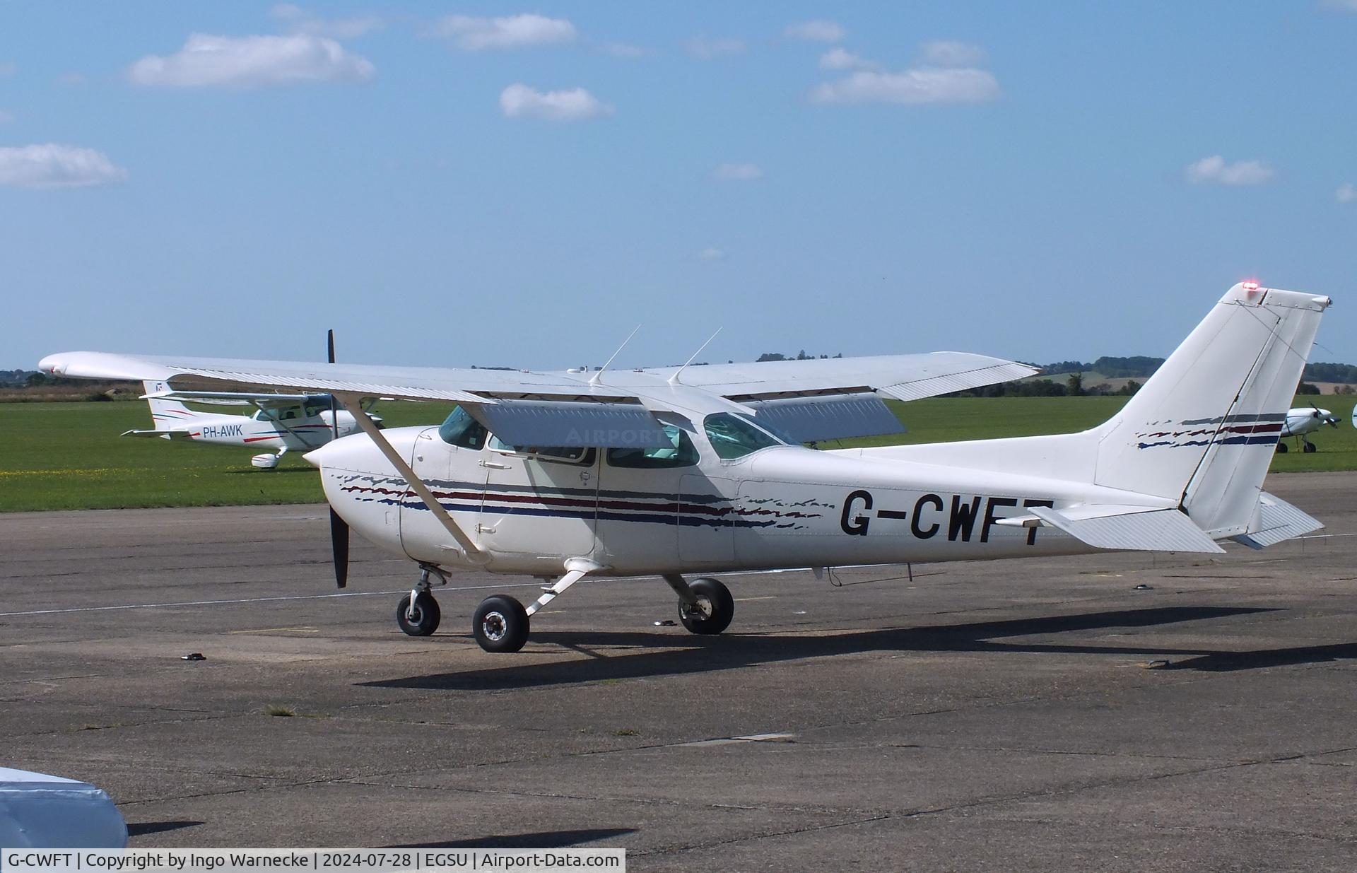 G-CWFT, 1979 Cessna 172N C/N 17273576, Cessna 172N at Duxford airfield (two days after Duxford Flying Day: The Americans 2024)