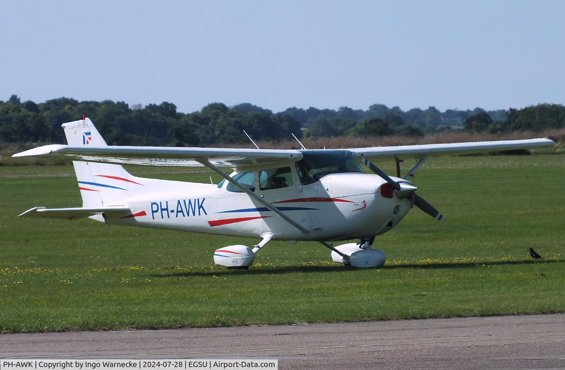 PH-AWK, Cessna 172N C/N 17268274, Cessna 172N at Duxford airfield (two days after Duxford Flying Day: The Americans 2024)