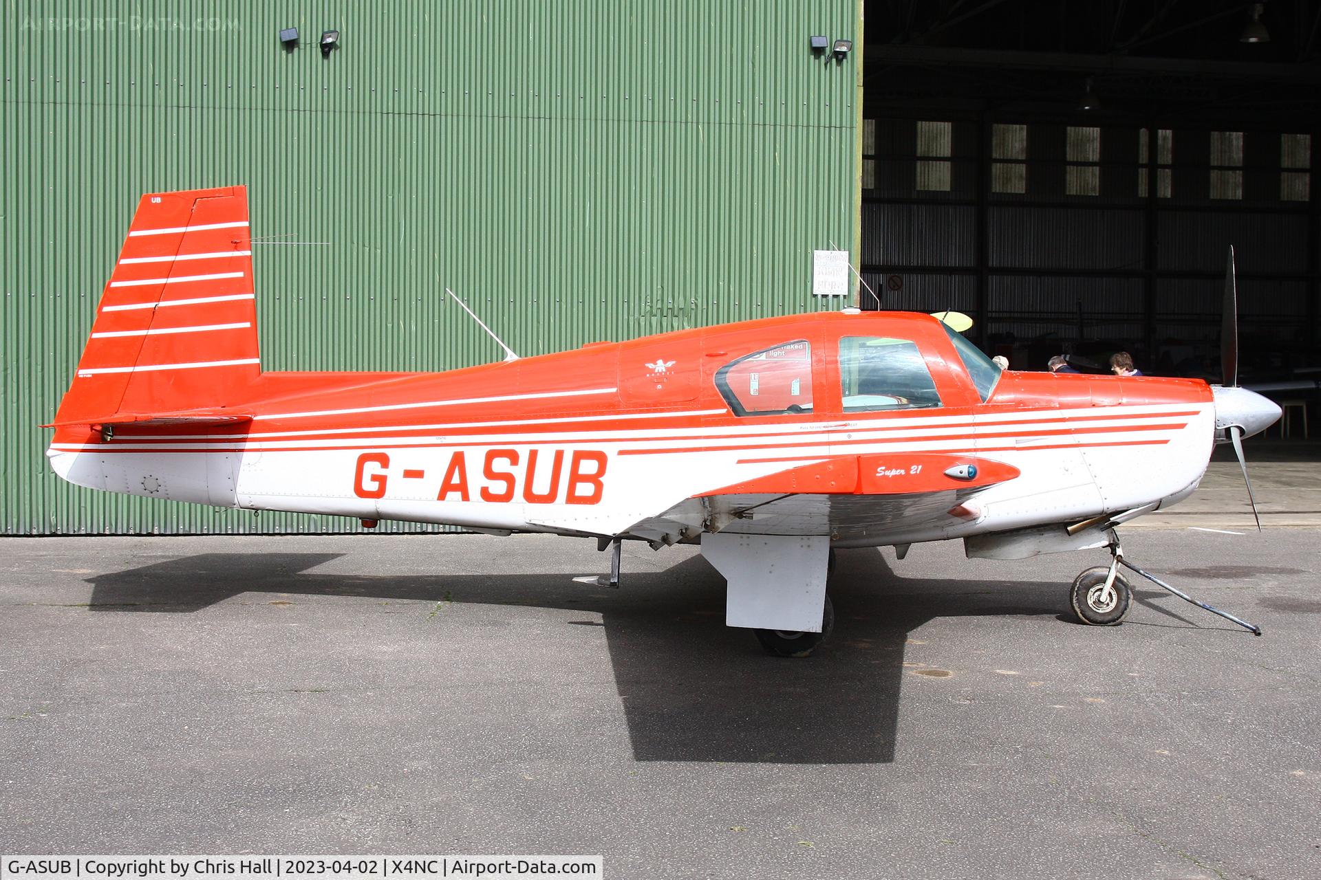 G-ASUB, 1964 Mooney M20E Super 21 C/N 397, North Coates