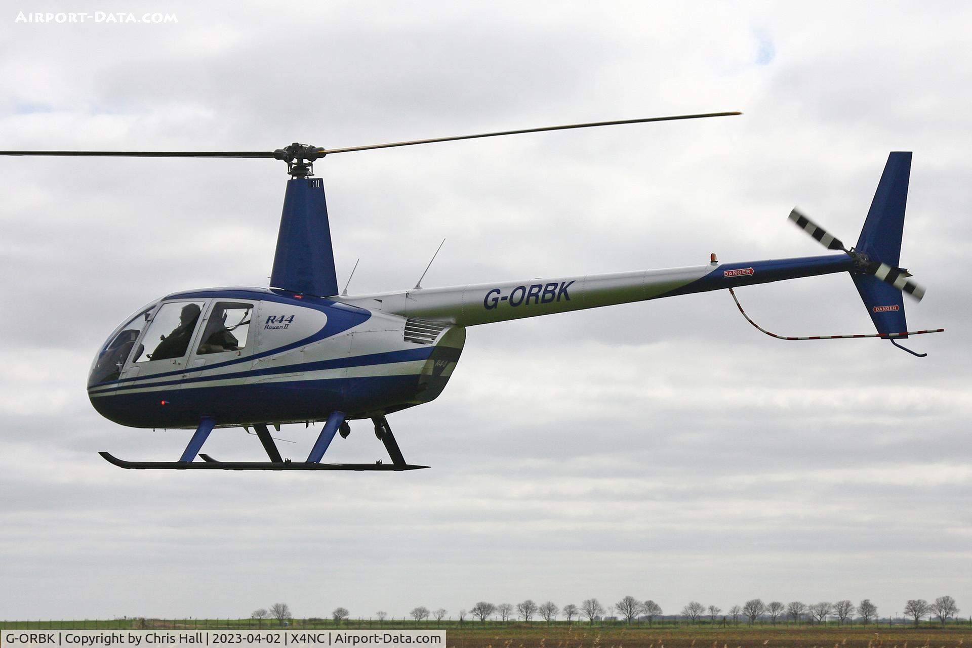 G-ORBK, 2003 Robinson R44 Raven II C/N 10213, North Coates