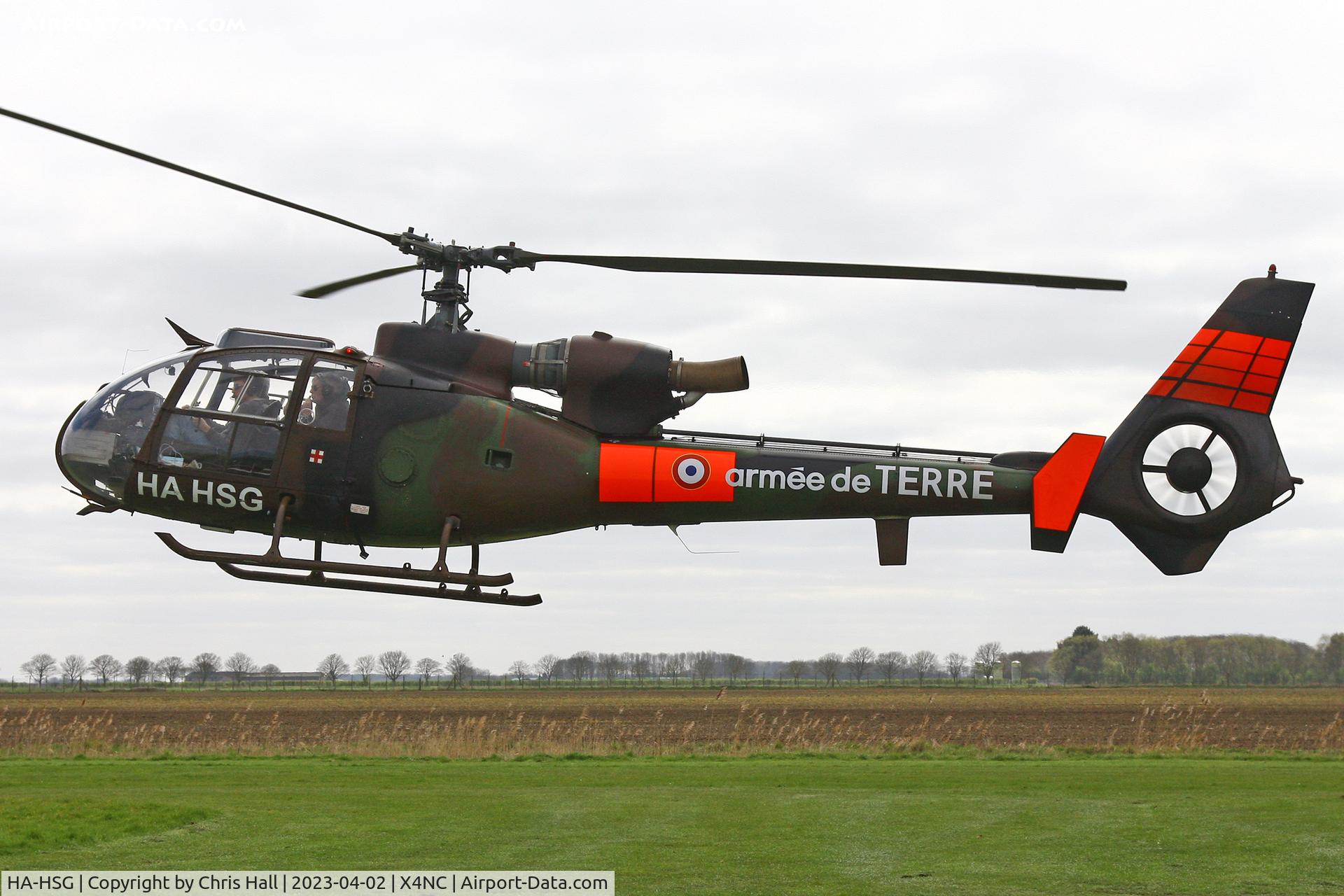 HA-HSG, Aérospatiale SA-342M Gazelle C/N 1615, North Coates