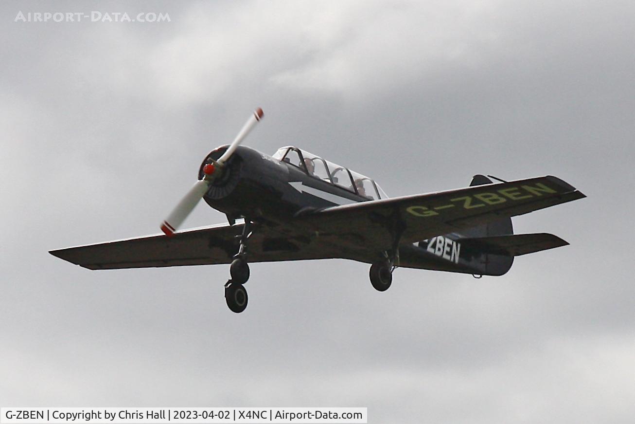 G-ZBEN, 1982 Bacau Yak-52 C/N 822708, North Coates