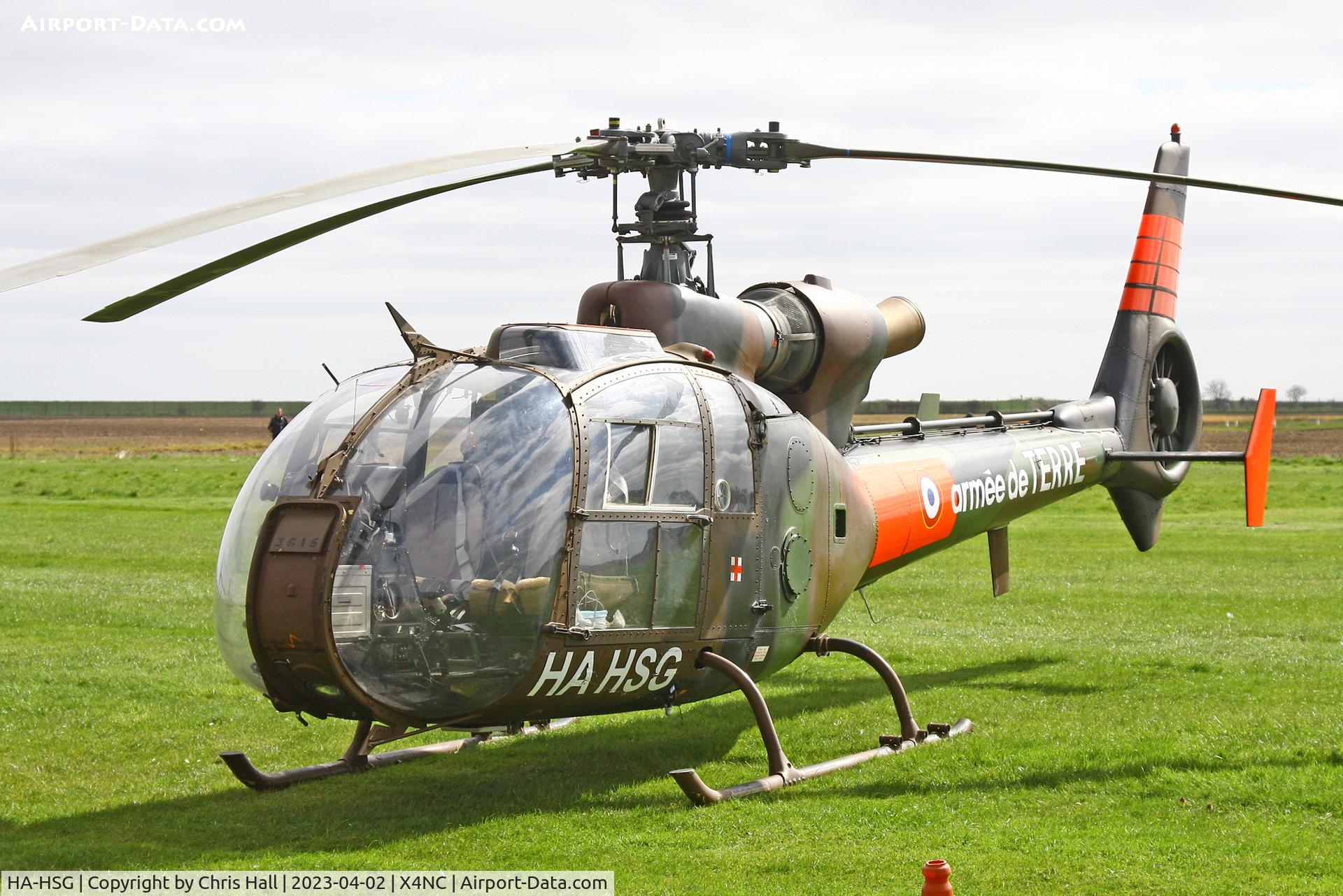 HA-HSG, Aérospatiale SA-342M Gazelle C/N 1615, North Coates