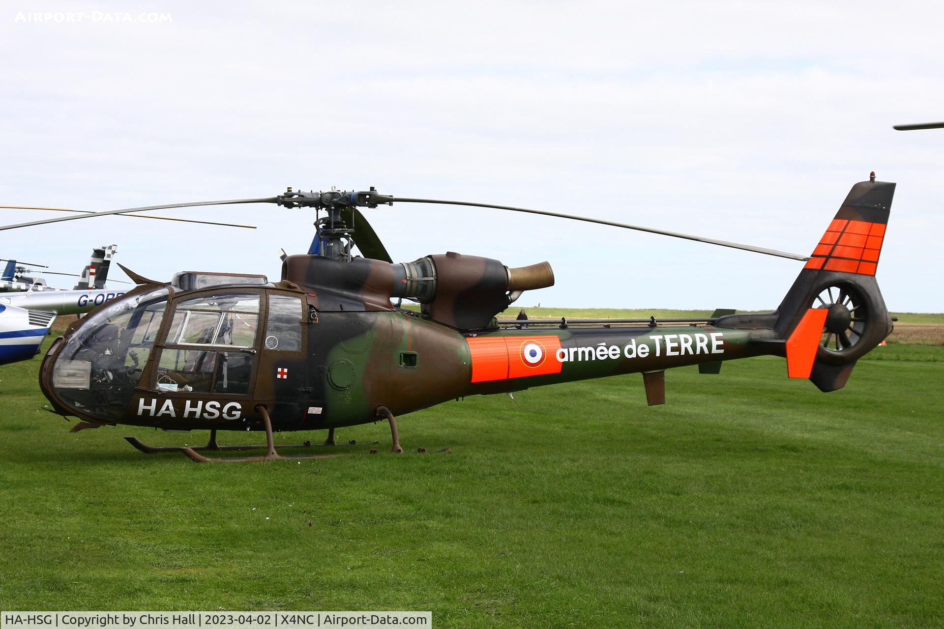 HA-HSG, Aérospatiale SA-342M Gazelle C/N 1615, North Coates