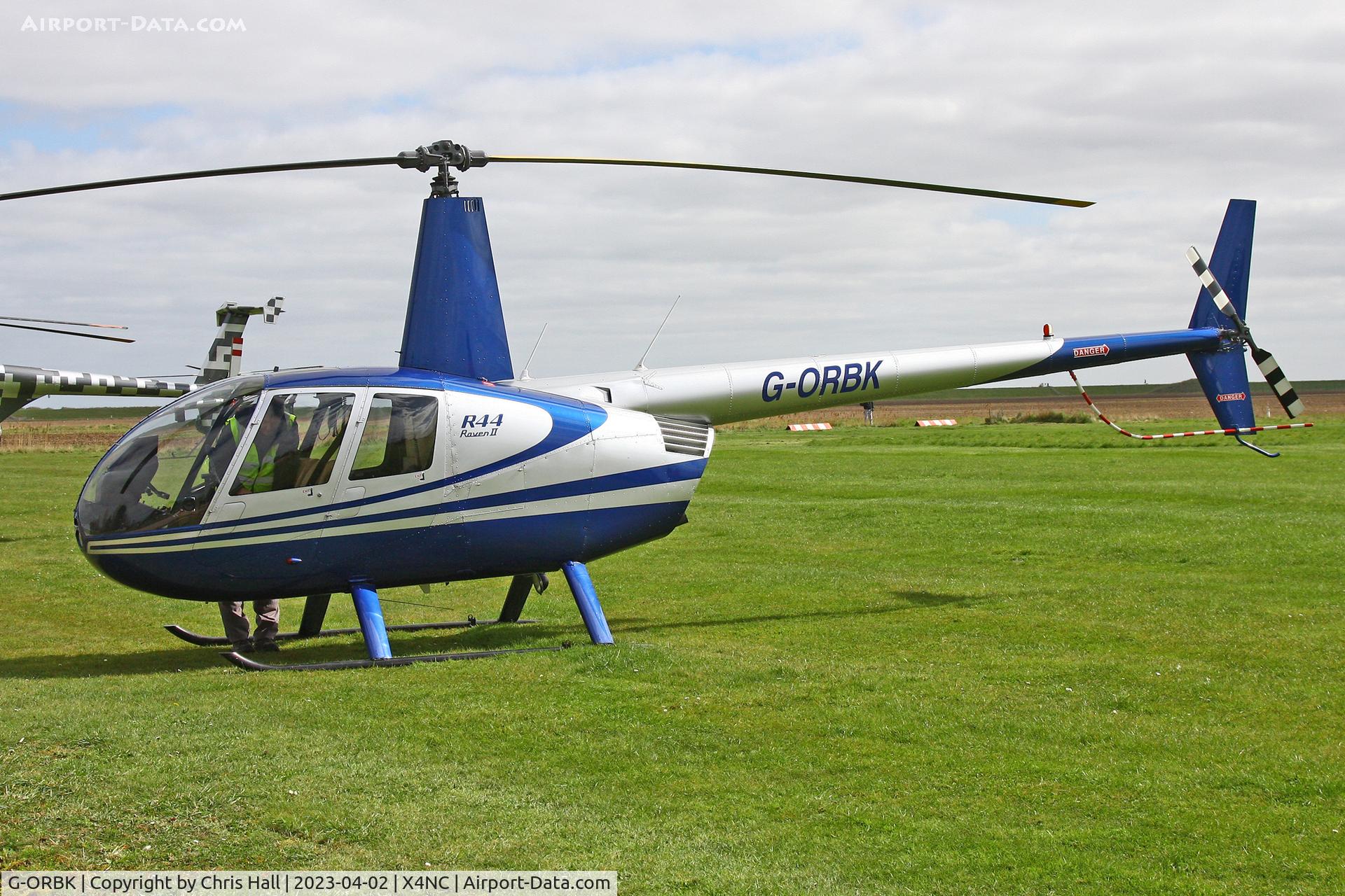 G-ORBK, 2003 Robinson R44 Raven II C/N 10213, North Coates
