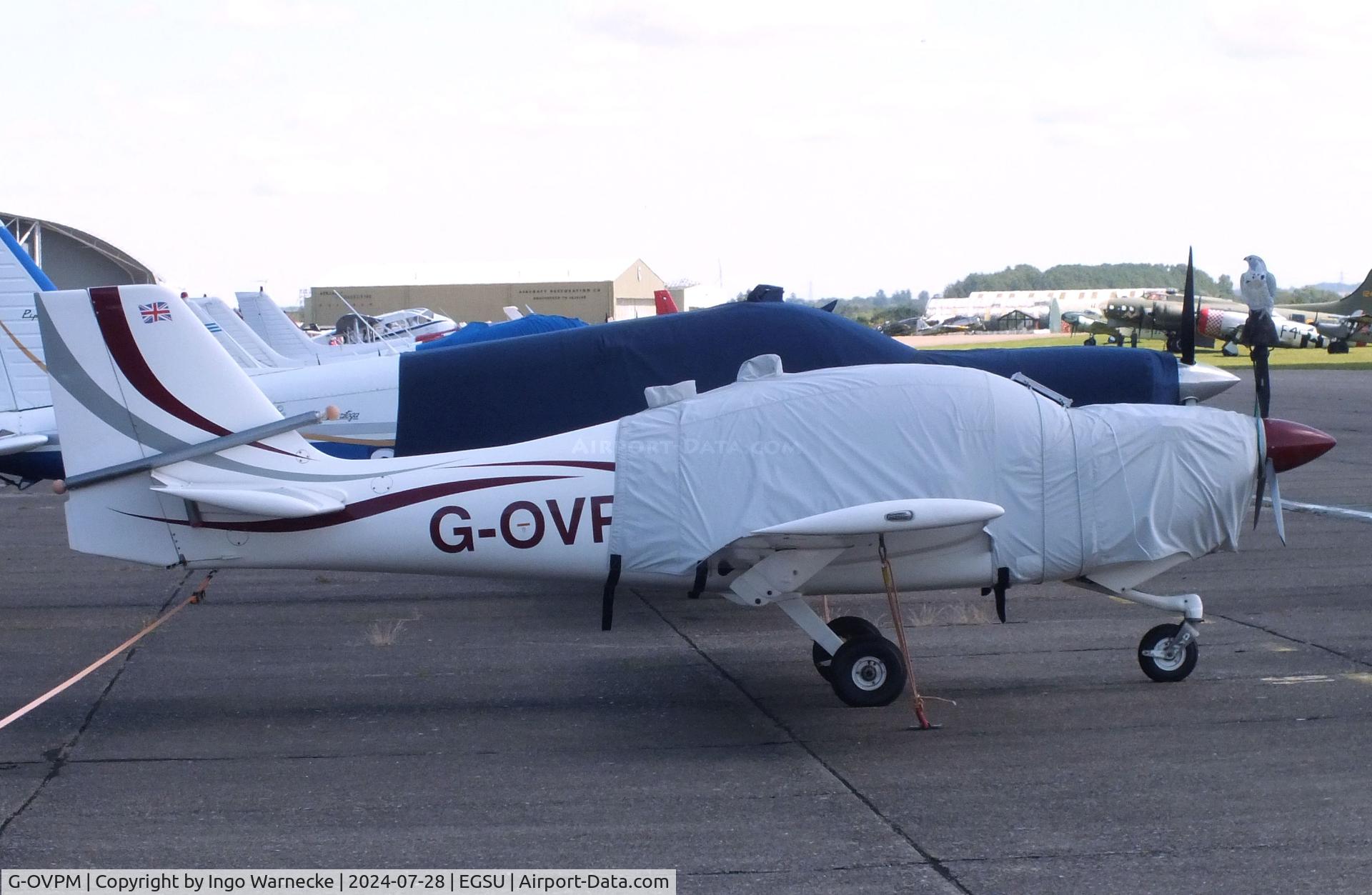 G-OVPM, 2016 Europa Europa NG C/N LAA 247-15051, Europa Aviation Europa NG at Duxford airfield (two days after Duxford Flying Day: The Americans 2024)
