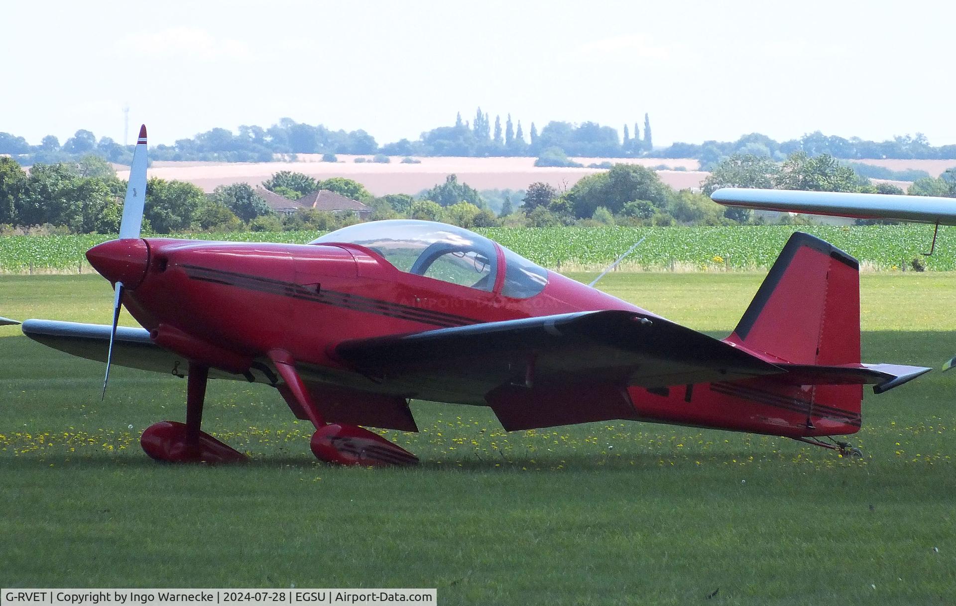 G-RVET, 1999 Vans RV-6 C/N PFA 181-12852, Vans RV-6 at Duxford airfield (two days after Duxford Flying Day: The Americans 2024)