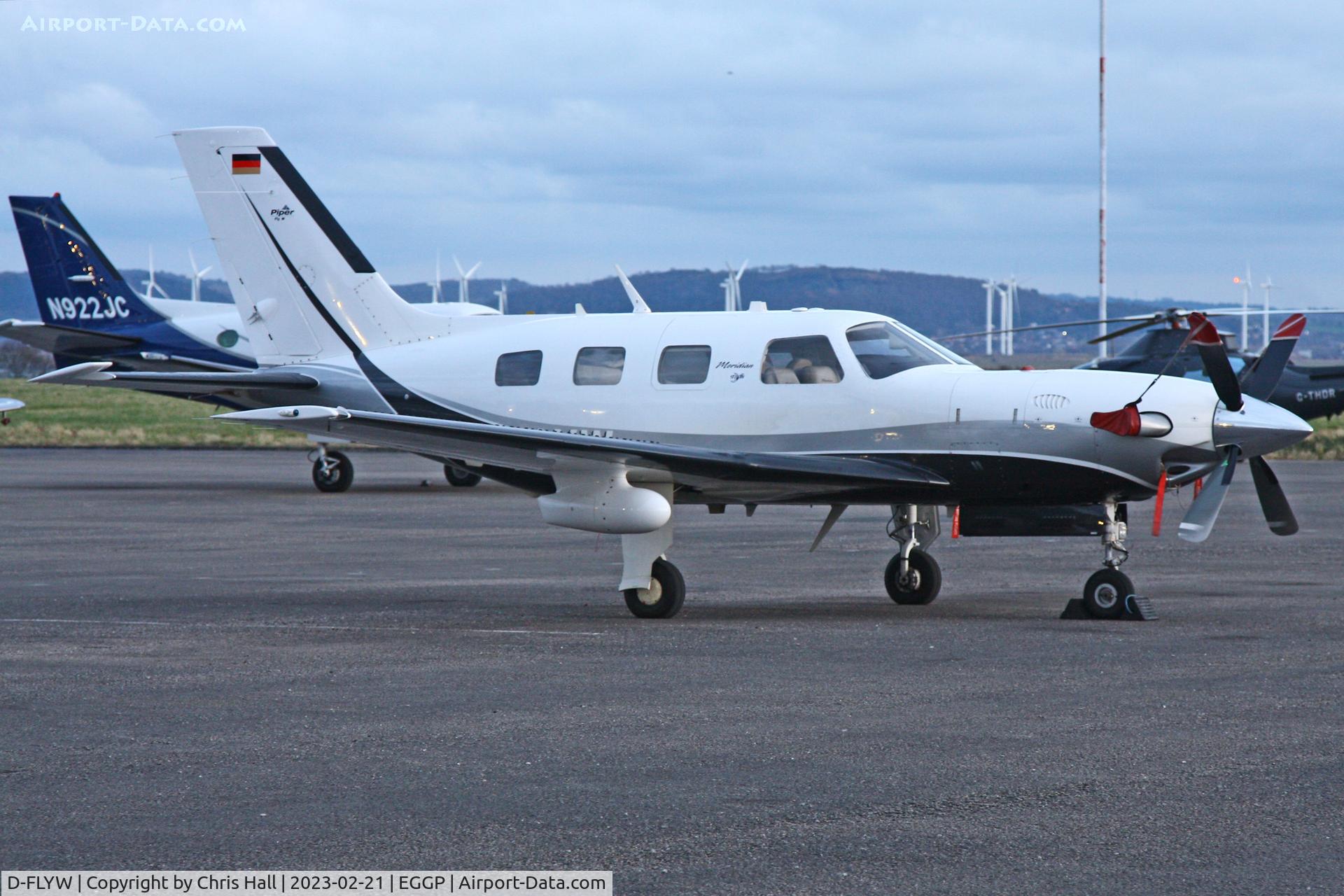 D-FLYW, Piper PA-46-500TP C/N 4697389, Liverpool