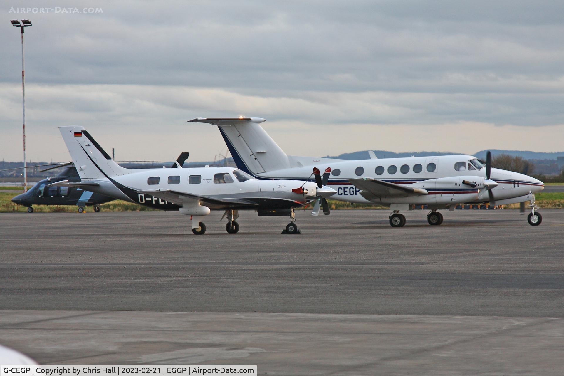G-CEGP, 1980 Beech 200 Super King Air C/N BB-726, Liverpool