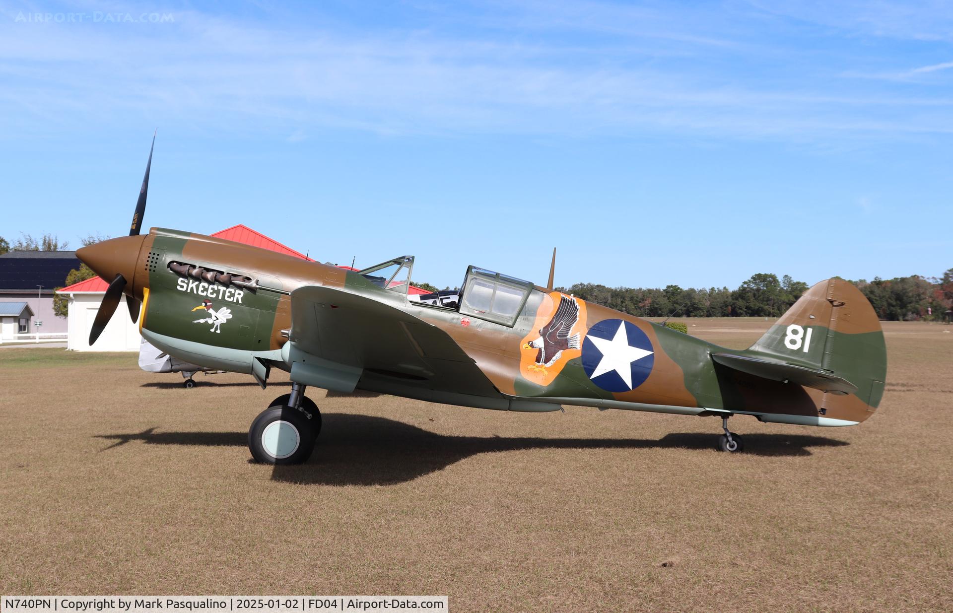 N740PN, 1943 Curtiss P-40N-1-CU C/N AC42-104827, Curtiss P-40N-1-CU