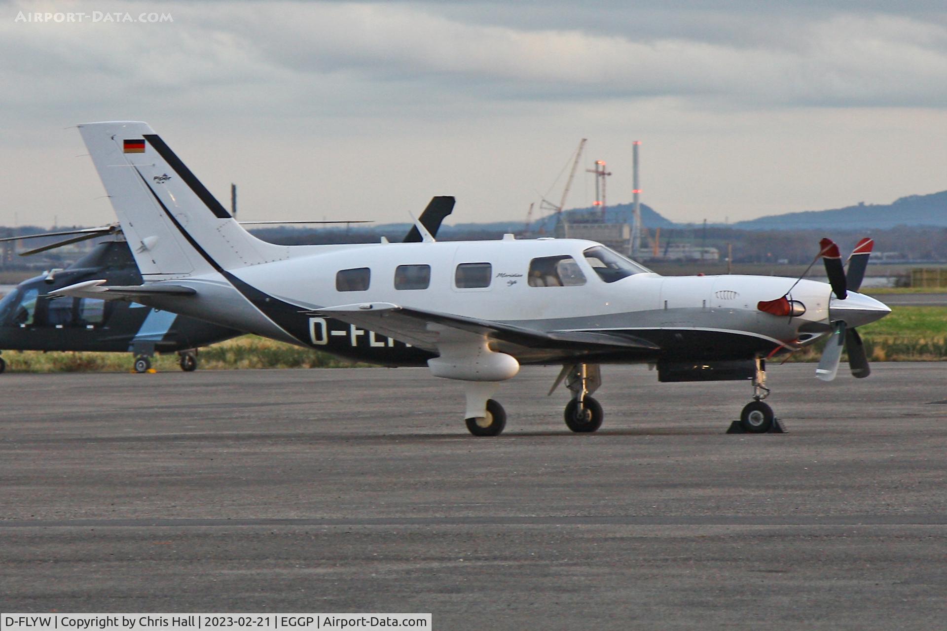 D-FLYW, Piper PA-46-500TP C/N 4697389, Liverpool