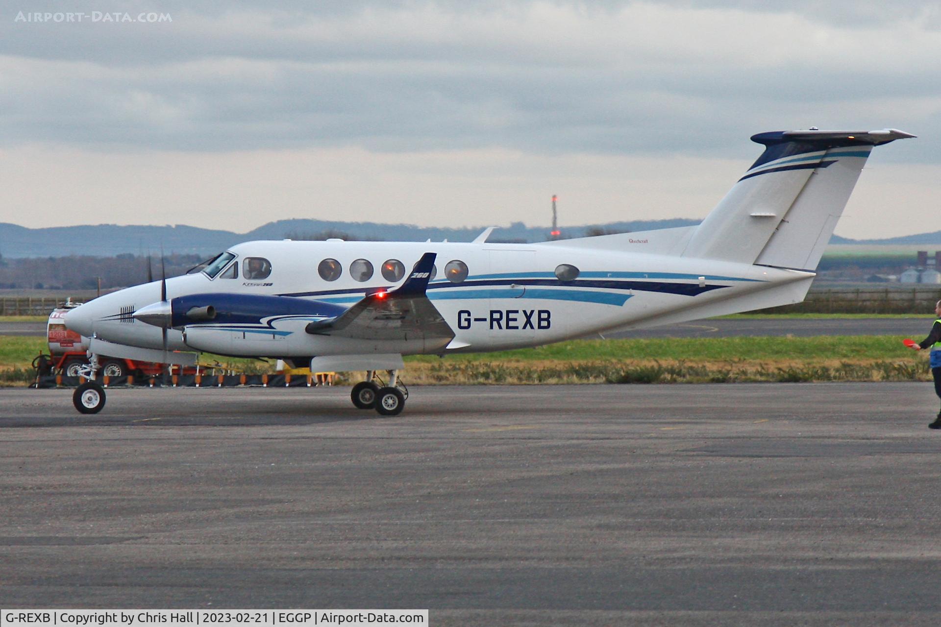 G-REXB, 2022 Beech B200GT Super King Air King Air C/N BY-427, Liverpool