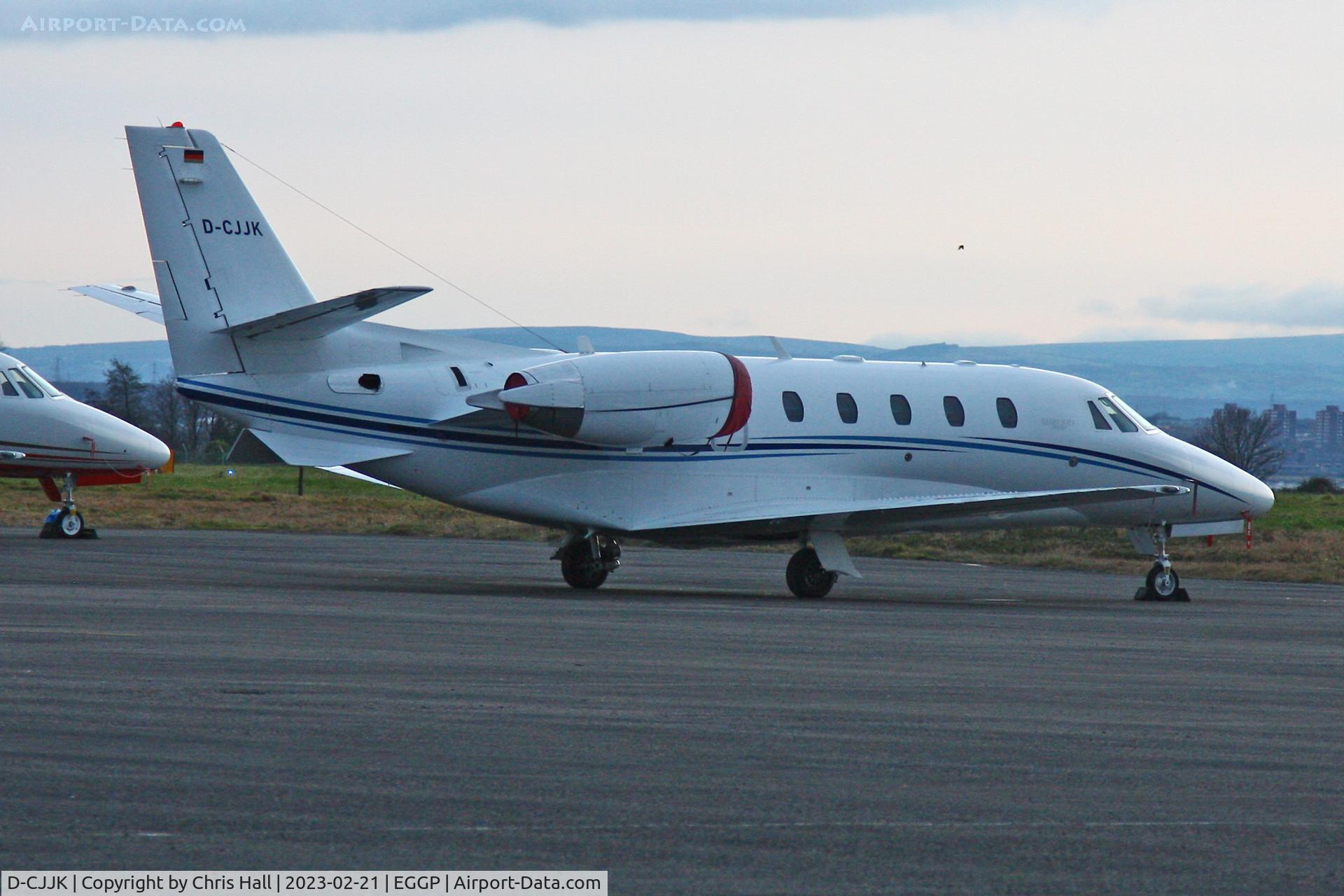 D-CJJK, 2010 Cessna Citation 560 XLS+ C/N 560-6073, Liverpool
