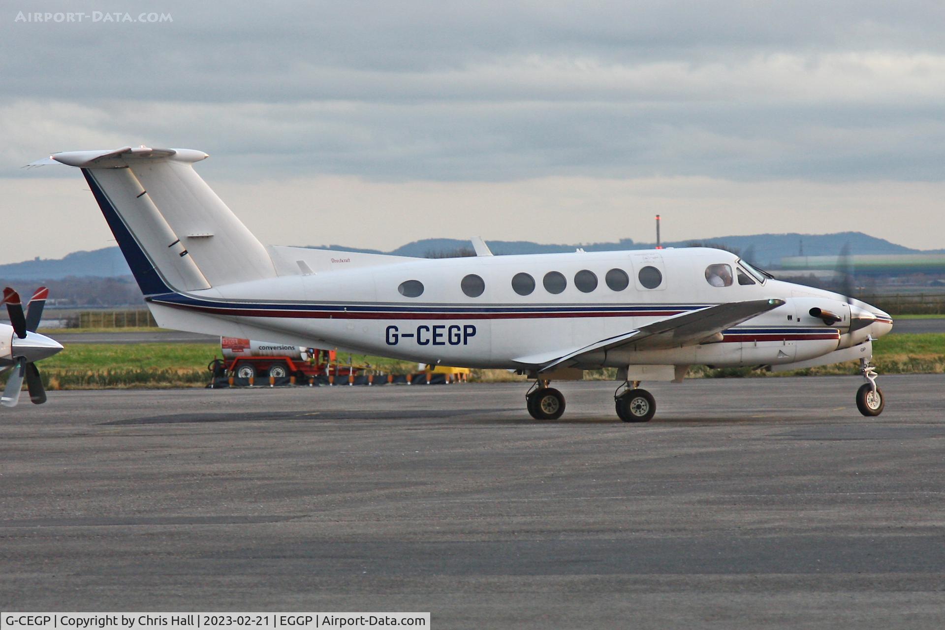 G-CEGP, 1980 Beech 200 Super King Air C/N BB-726, Liverpool