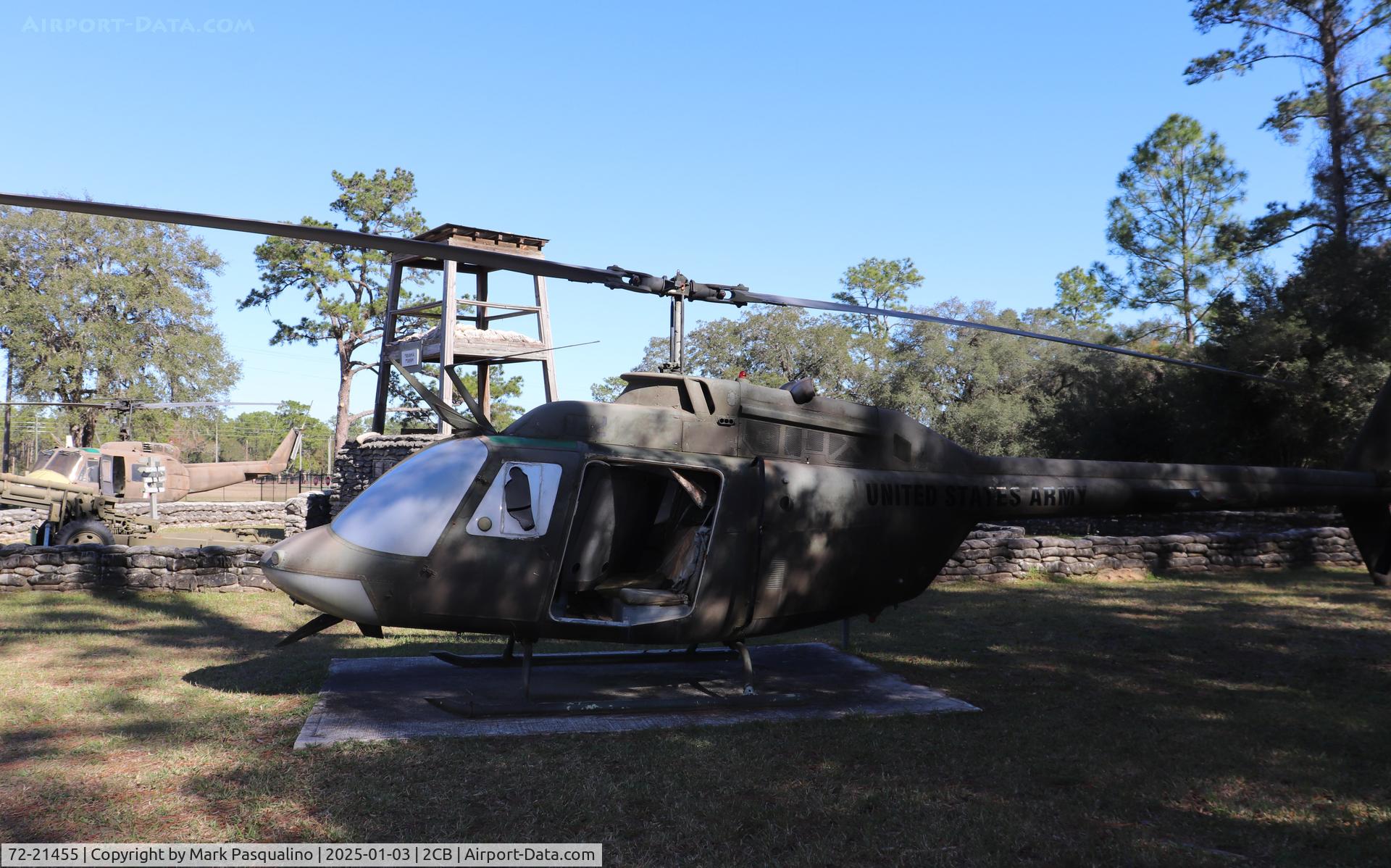 72-21455, 1972 Bell OH-58A Kiowa C/N 42121, Bell OH-58A Kiowa