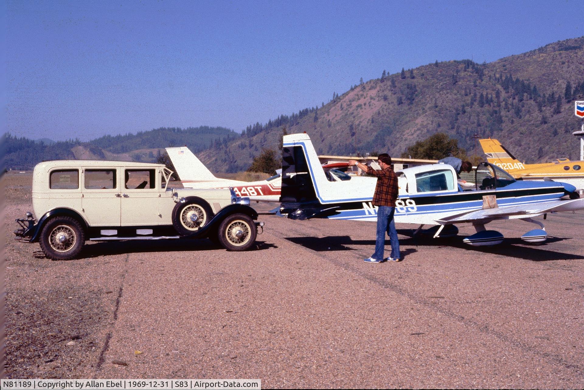 N81189, 1977 Grumman American AA-5B Tiger C/N AA5B0453, Shoshone County Airport, also known as S83, is located in Smelterville, Idaho.