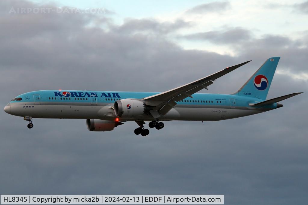 HL8345, 2018 Boeing 787-9 Dreamliner Dreamliner C/N 34819, Landing