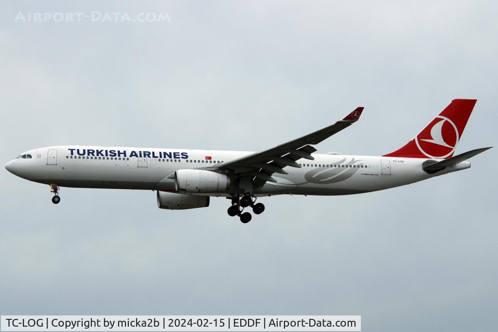 TC-LOG, 2016 Airbus A330-343 C/N 1651, Landing