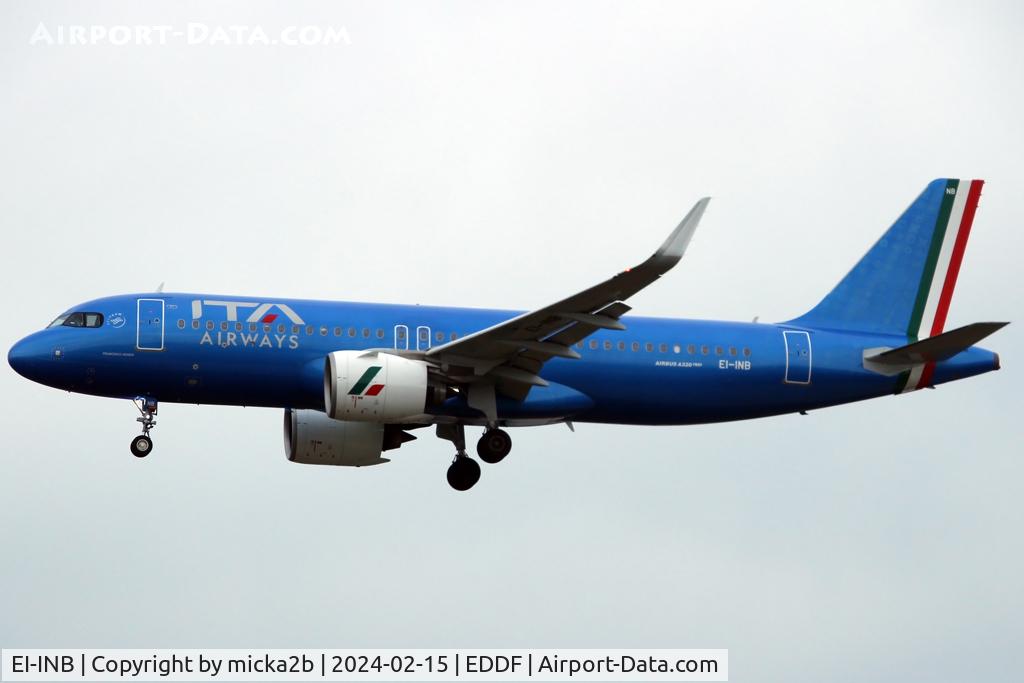 EI-INB, 2022 Airbus A320-271N C/N 11261, Landing