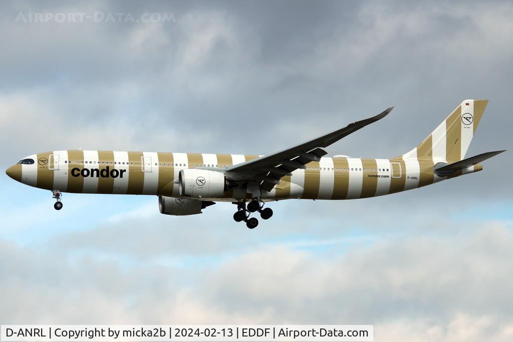 D-ANRL, 2023 Airbus A330-941N C/N 2044, Landing