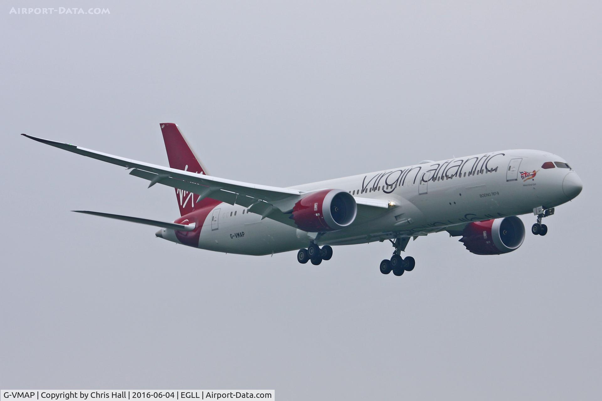 G-VMAP, 2015 Boeing 787-9 Dreamliner C/N 38047, Heathrow