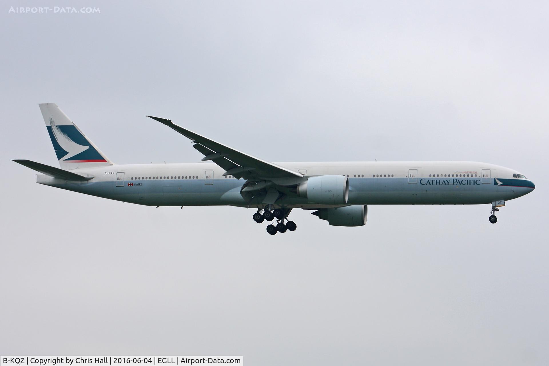 B-KQZ, 2015 Boeing 777-367/ER C/N 60723, Heathrow