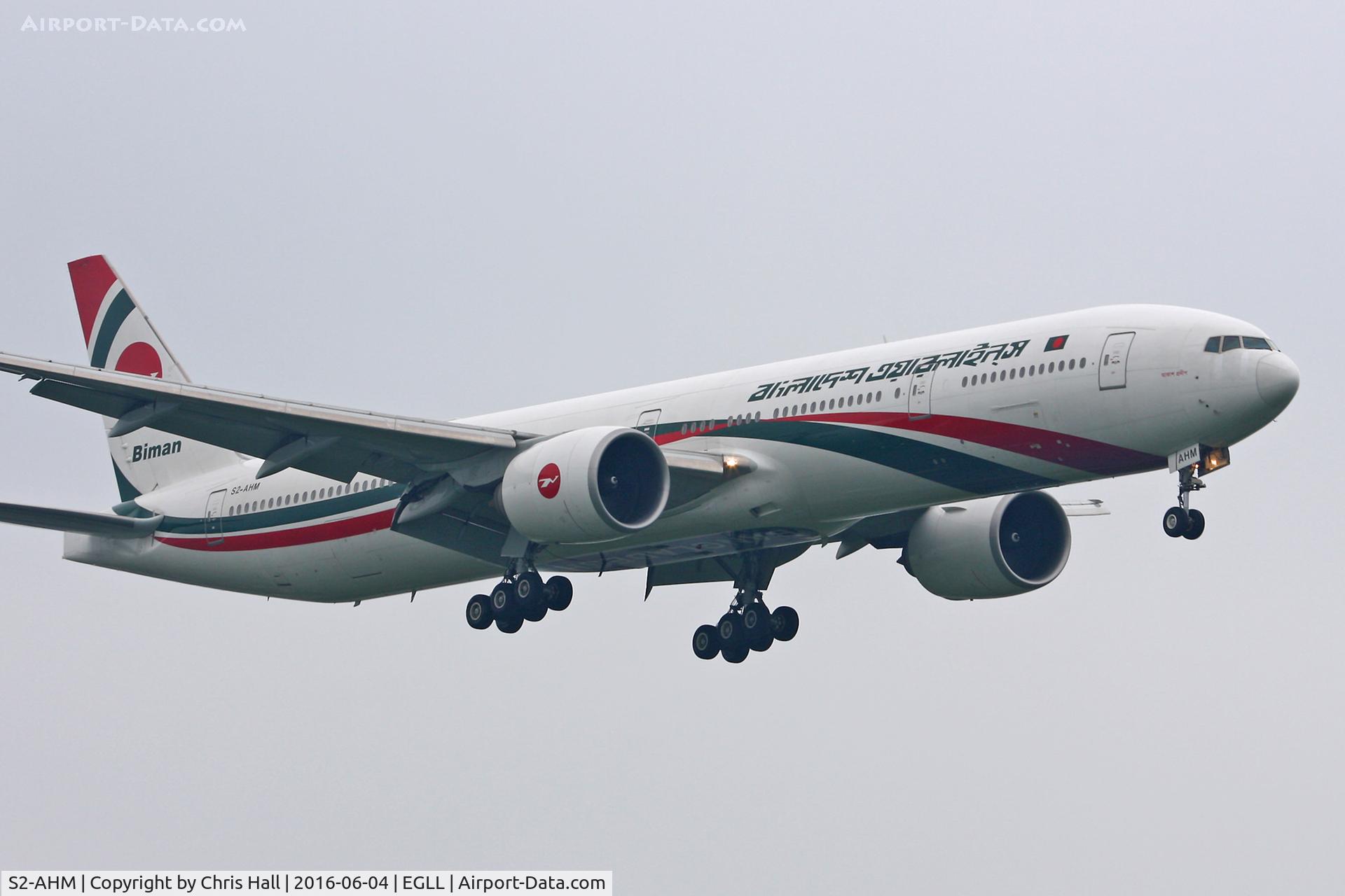 S2-AHM, 2014 Boeing 777-3E9/ER C/N 40120, Heathrow