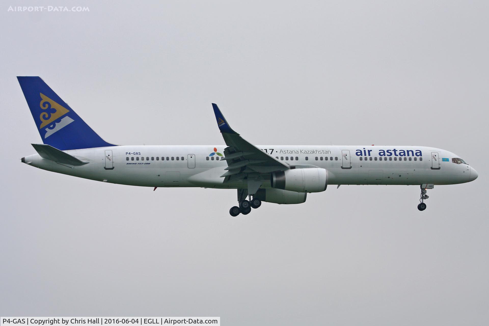 P4-GAS, 1996 Boeing 757-2G5 C/N 28112, Heathrow